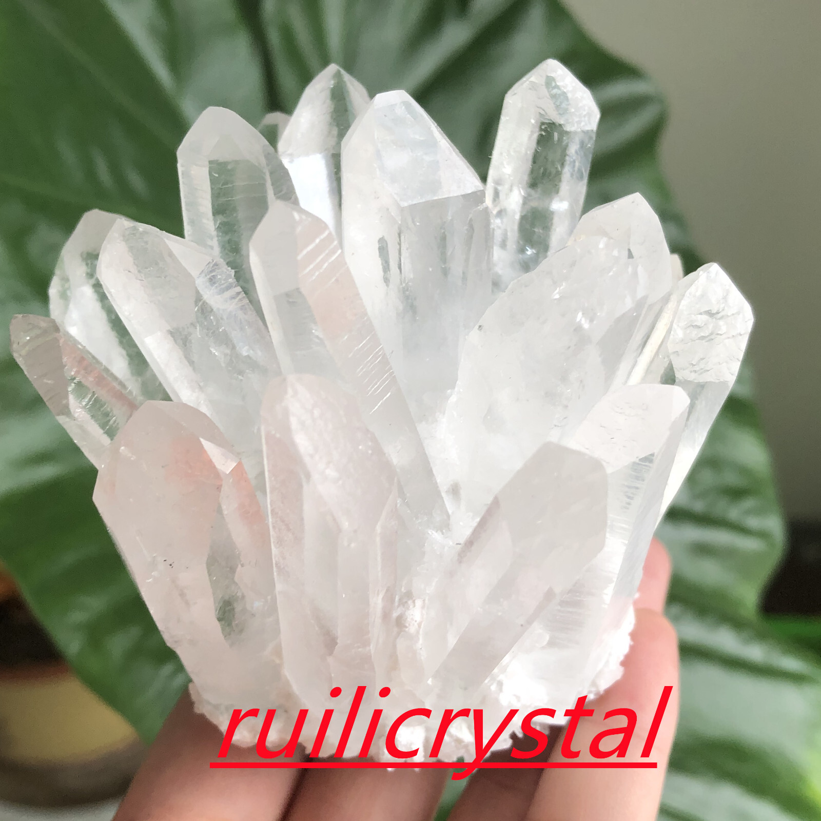 300g+natural clear quartz cluster white crystal point healing decor random 1pc