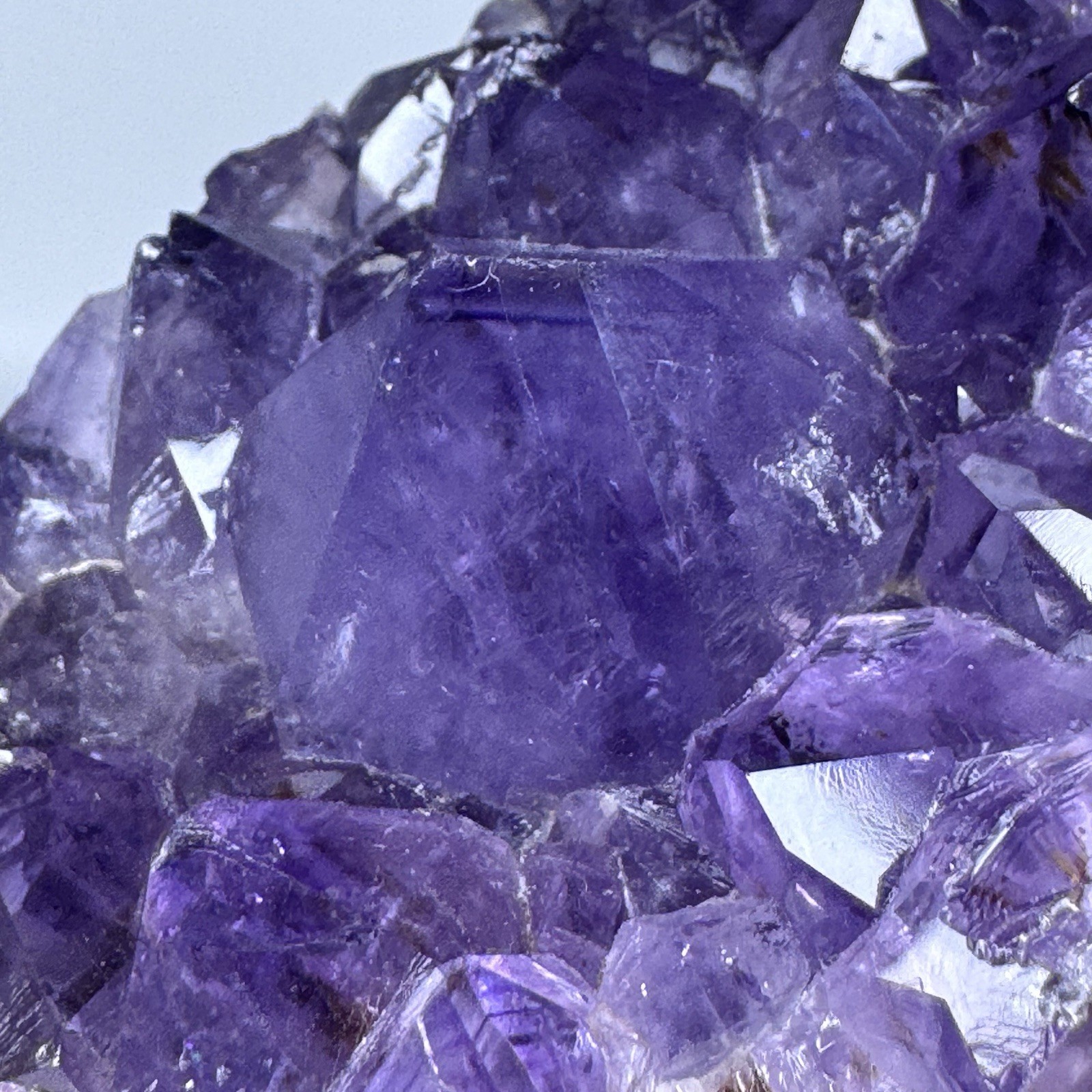 Deep Purple Amethyst Crystal Cluster Brazil 548g