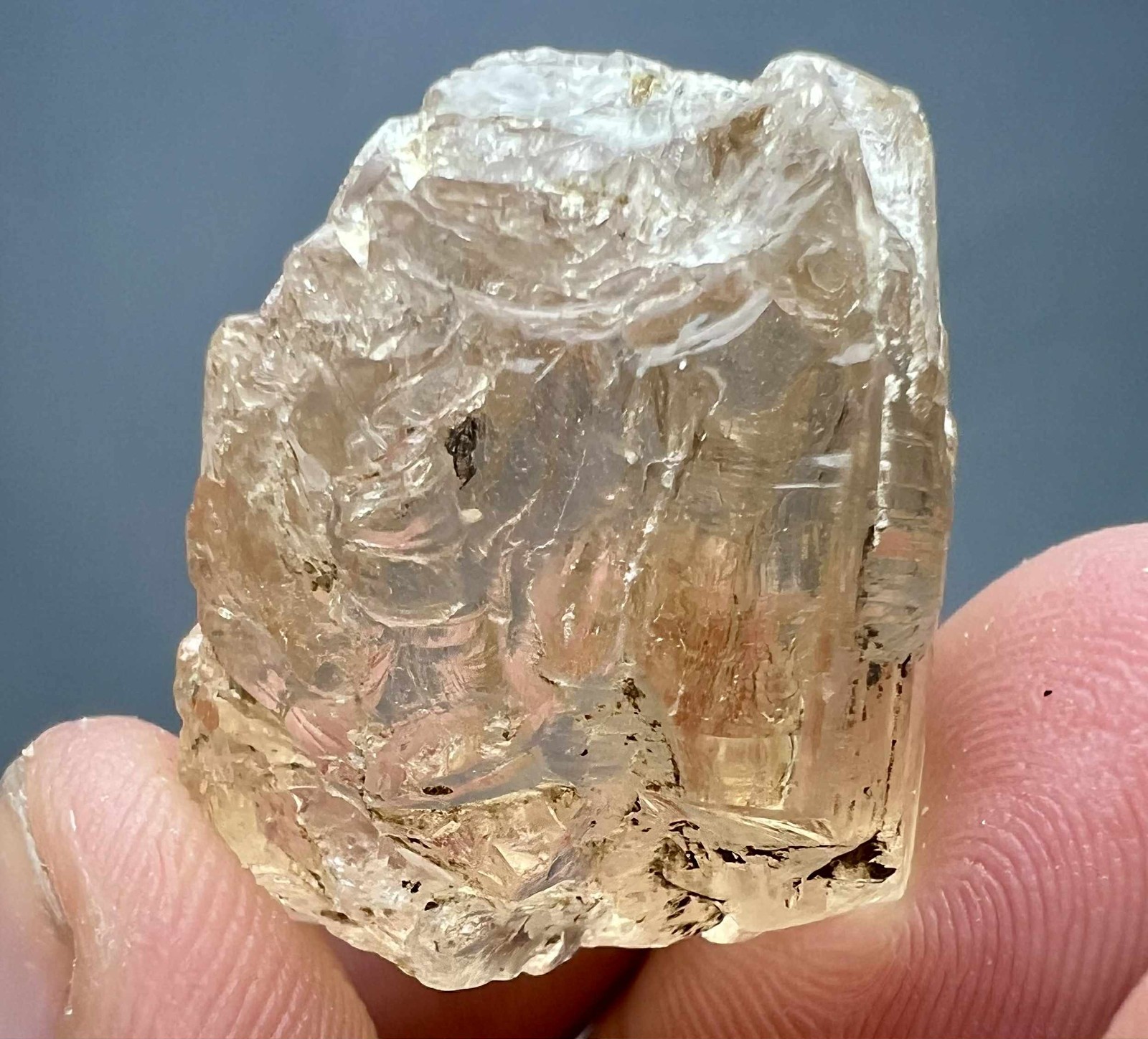 118 Carat Natural !!! Eye Clean Top Honey Color Topaz Huge Crystal @PAK