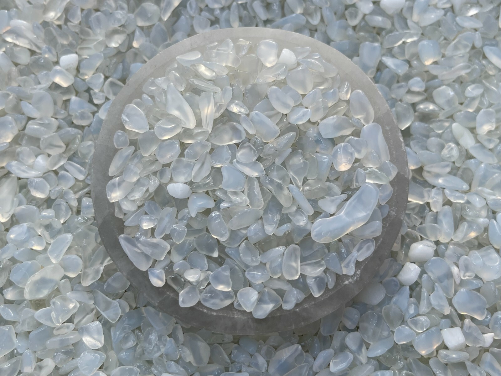 Opalite Semi Tumbled Gemstone Mini Chips 5 – 12 mm, Wholesale Bulk Lot