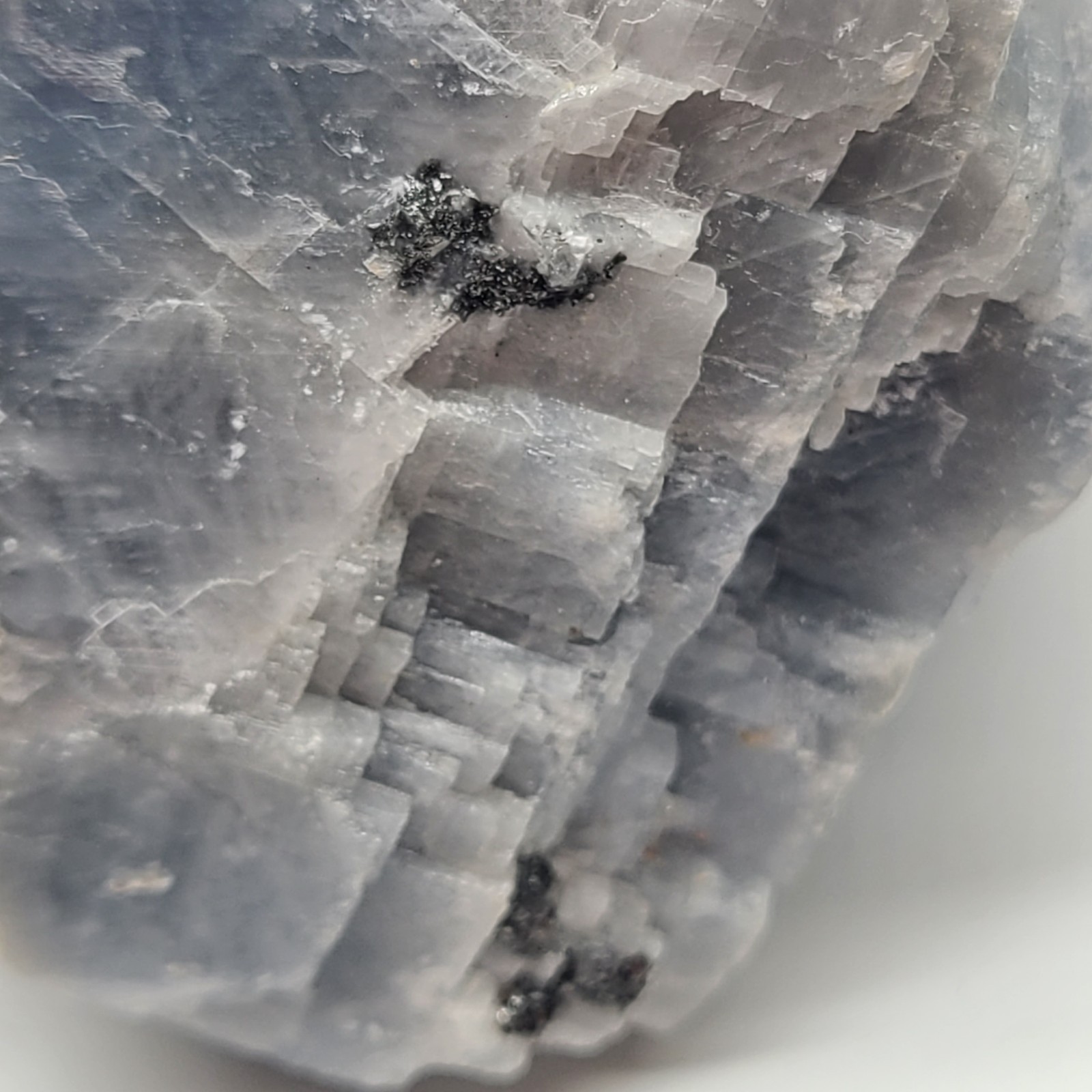 Natural Sky Blue Calcite Specimen From Namibia