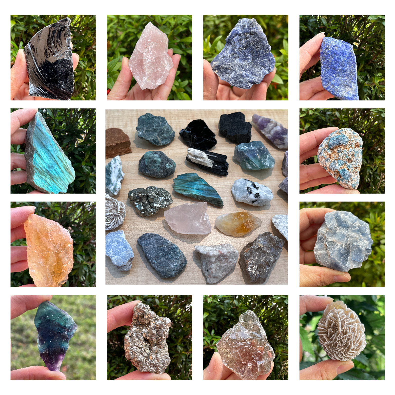 Large Raw Stones, Natural Rough Stones 2-3, Choose From 40 Types Stones