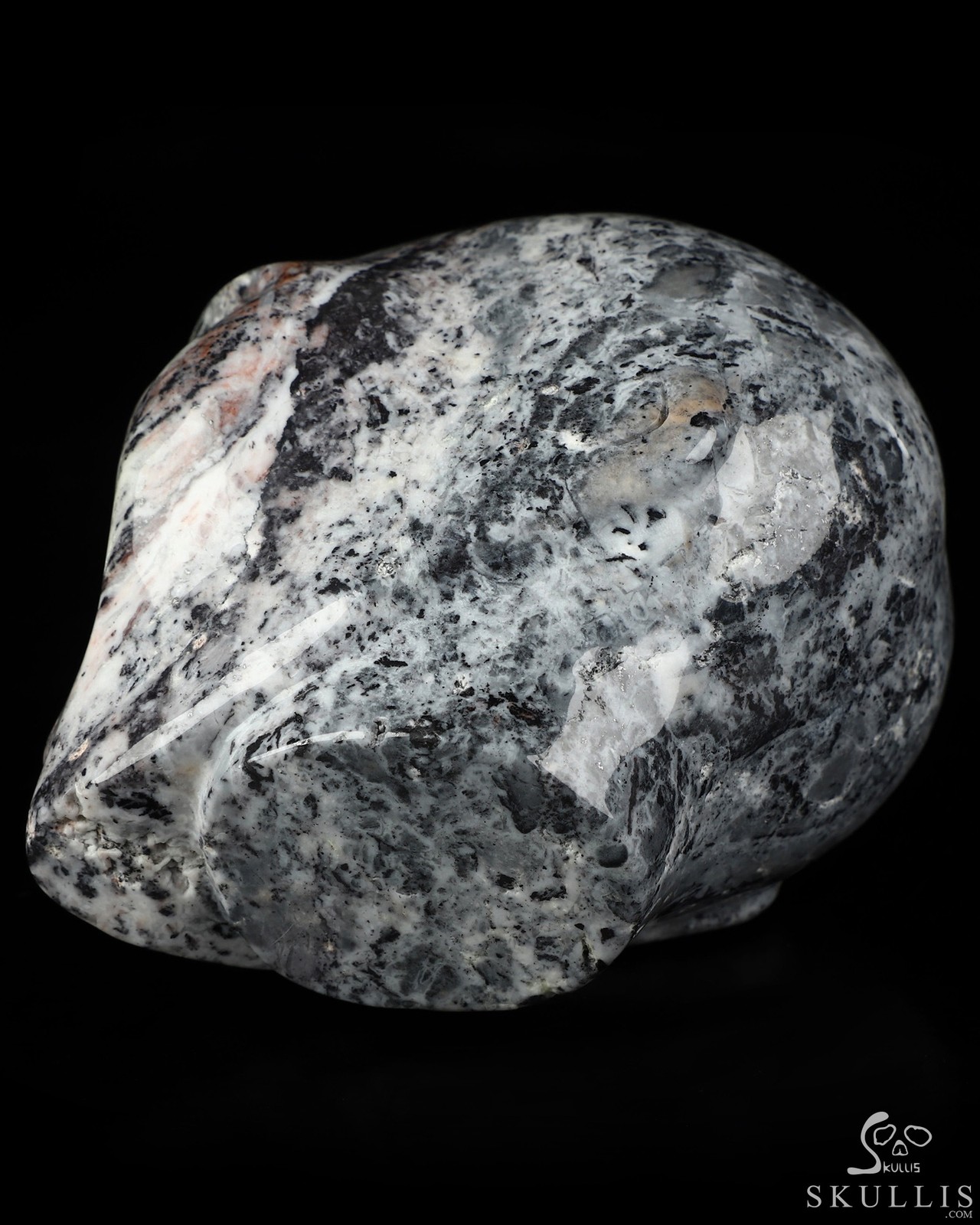 4.0″ Unknown Stone Star Being Female Alien Crystal Skull , Fine Art Sculpture