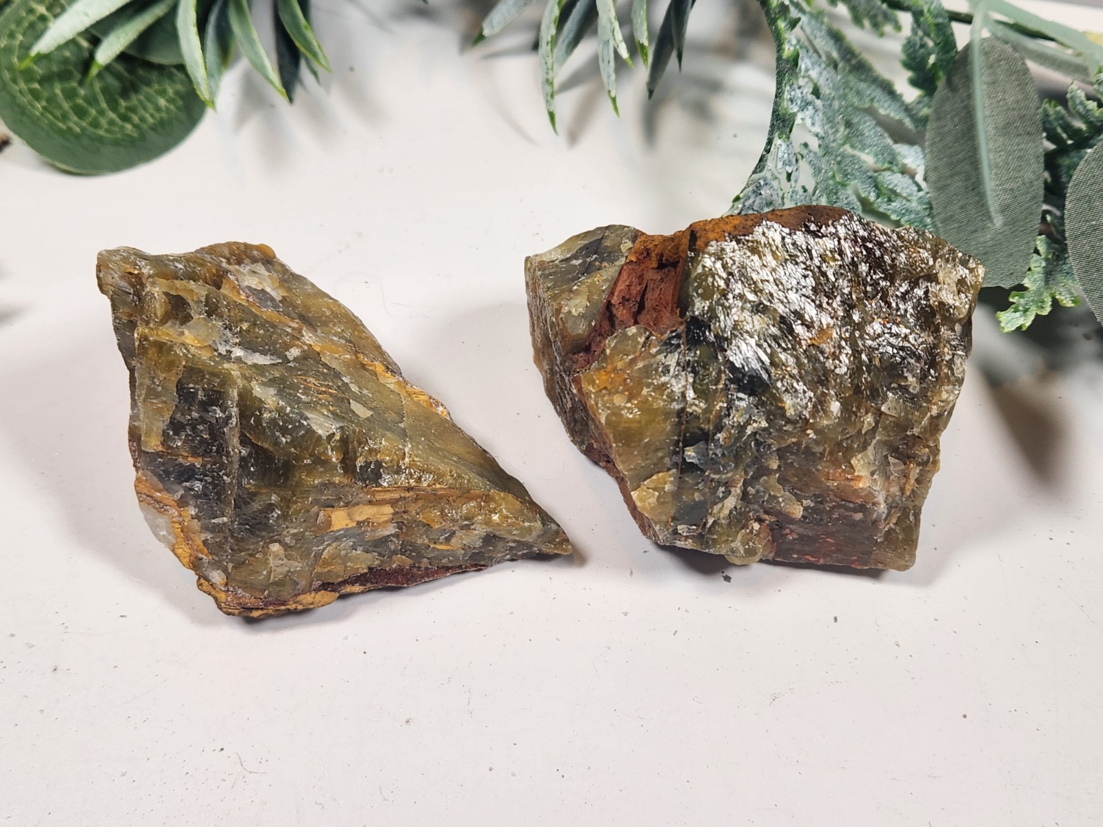 2 Nellite Mineral Specimen Lot 223g Total Weight South AFRICA Z9 1