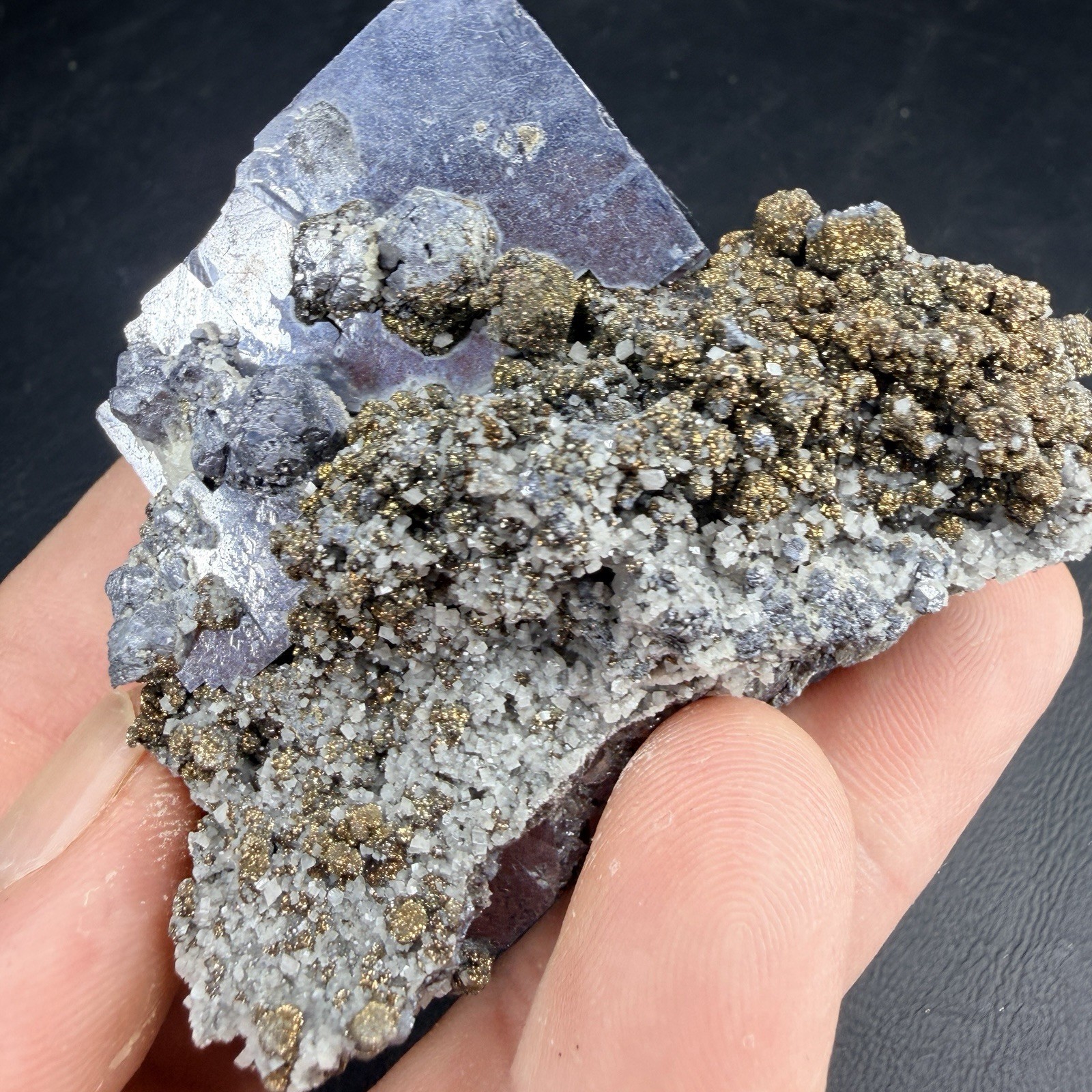 Galena Chalcopyrite Dolomite Crystal Combo / Missouri *Video*