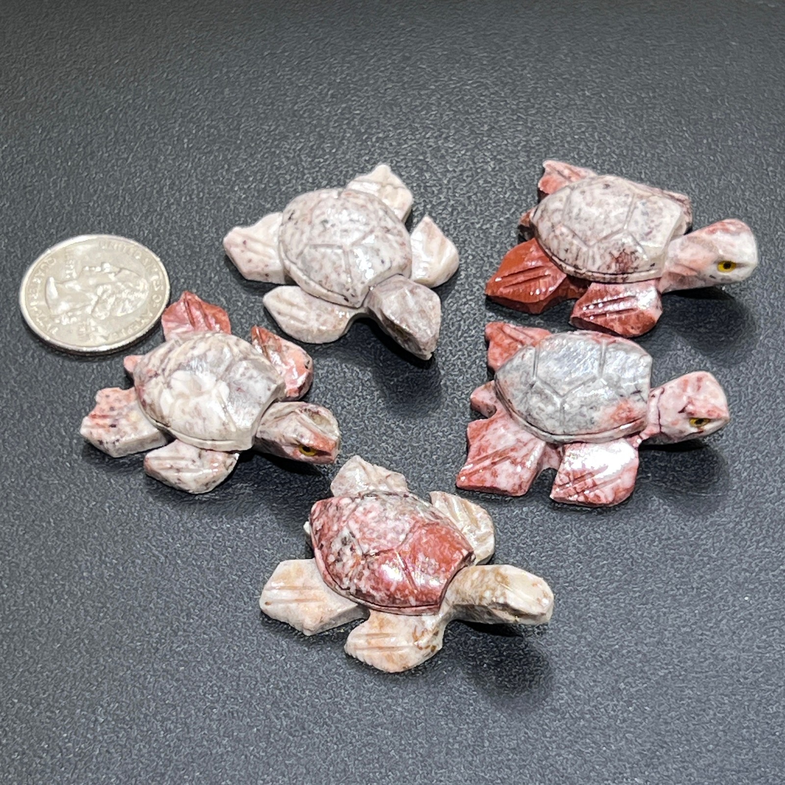 Small Soapstone Animal Carvings (Packs of 10) Wholesale Miniature Figurines