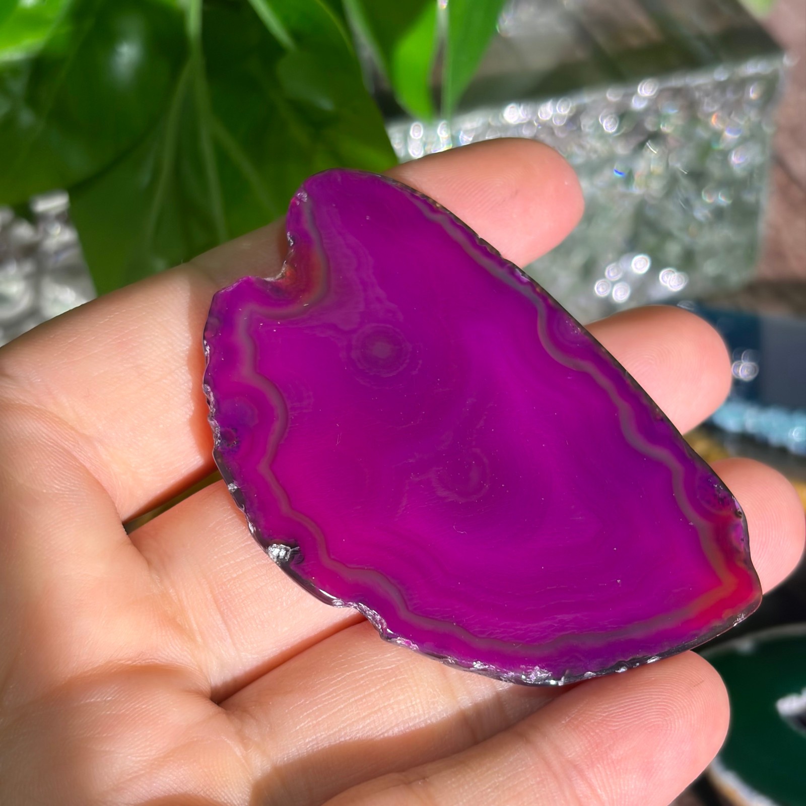 Agate Slices Bulk Lot – Random Colors & Shapes – Min 100g Guaranteed
