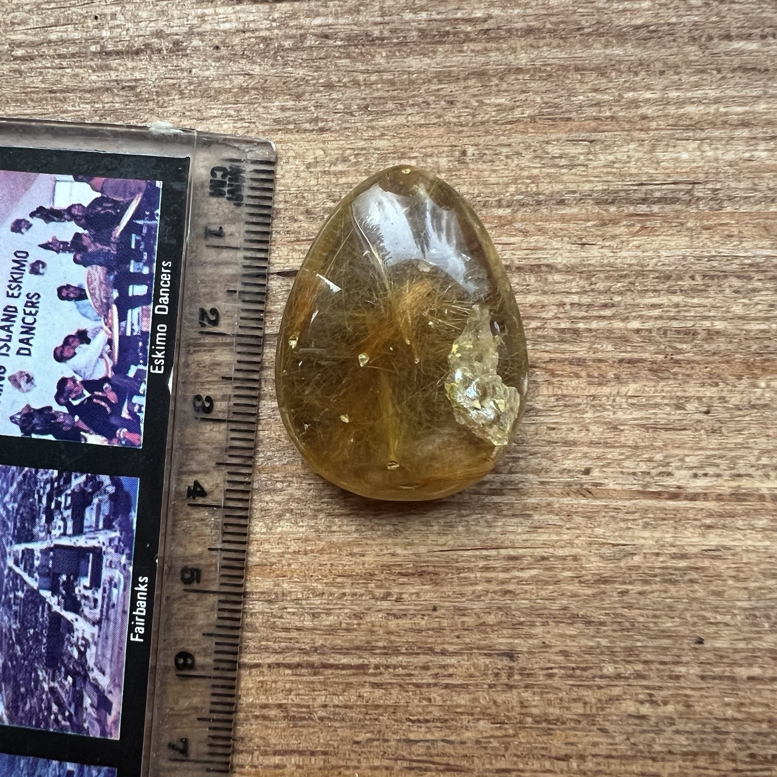 Golden Rutile Quartz With Moving Rutile Inclusion