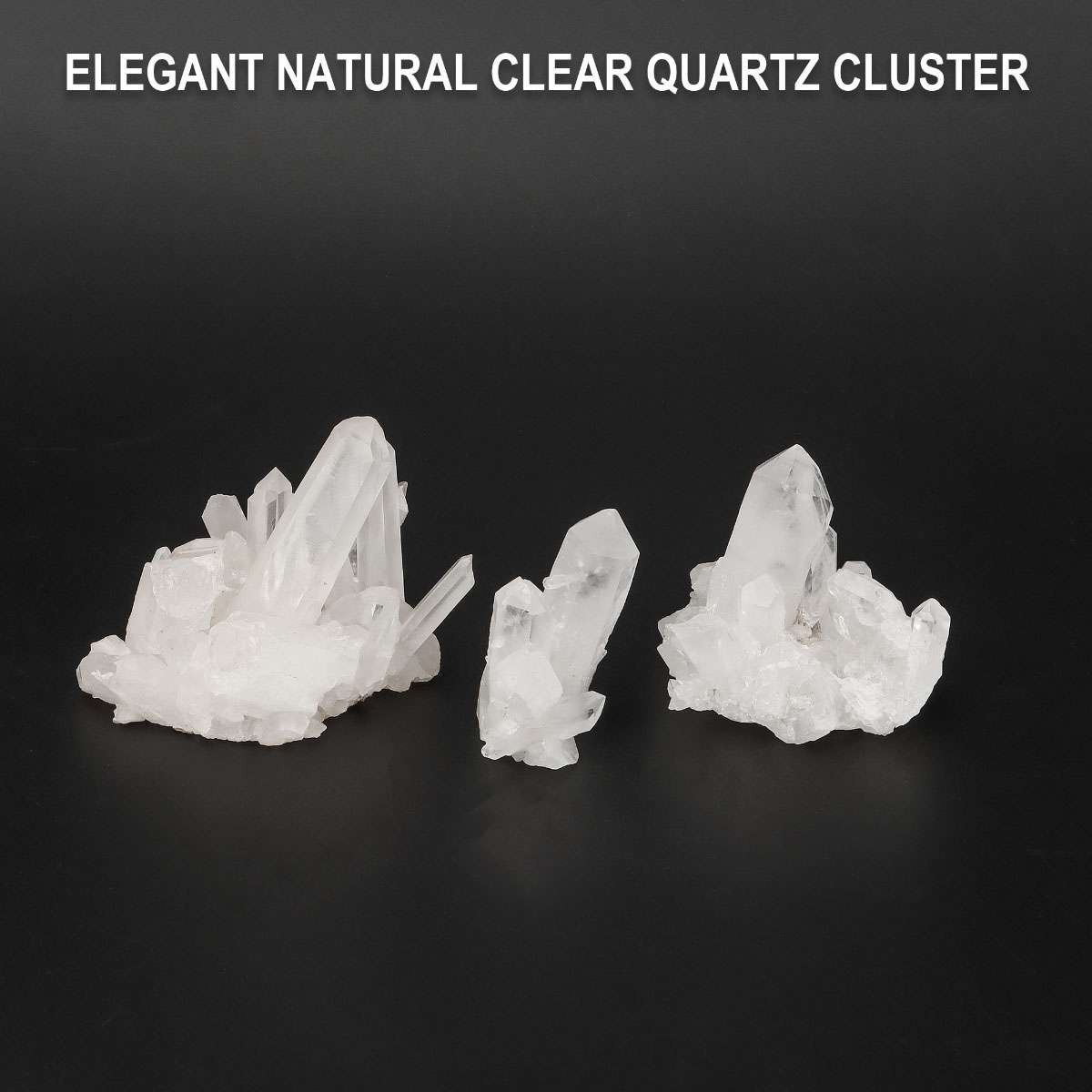 50/100/150g Natural White Clear Quartz Crystal Cluster Rock Stone Specimens