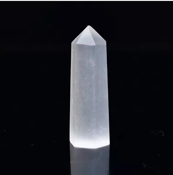2025HOT! Natural Selenite Wand Crystal Point Stone Quartz Home Decor Gift