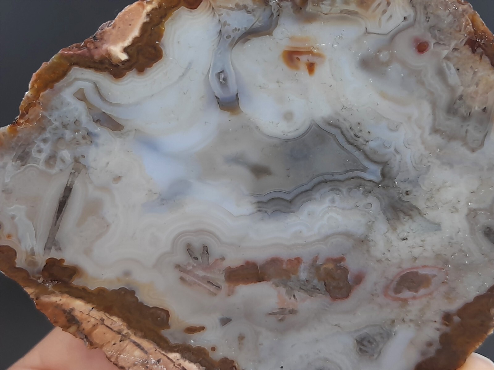 395g/0.87 lb Turkish banded agate stone rough, customs duty included