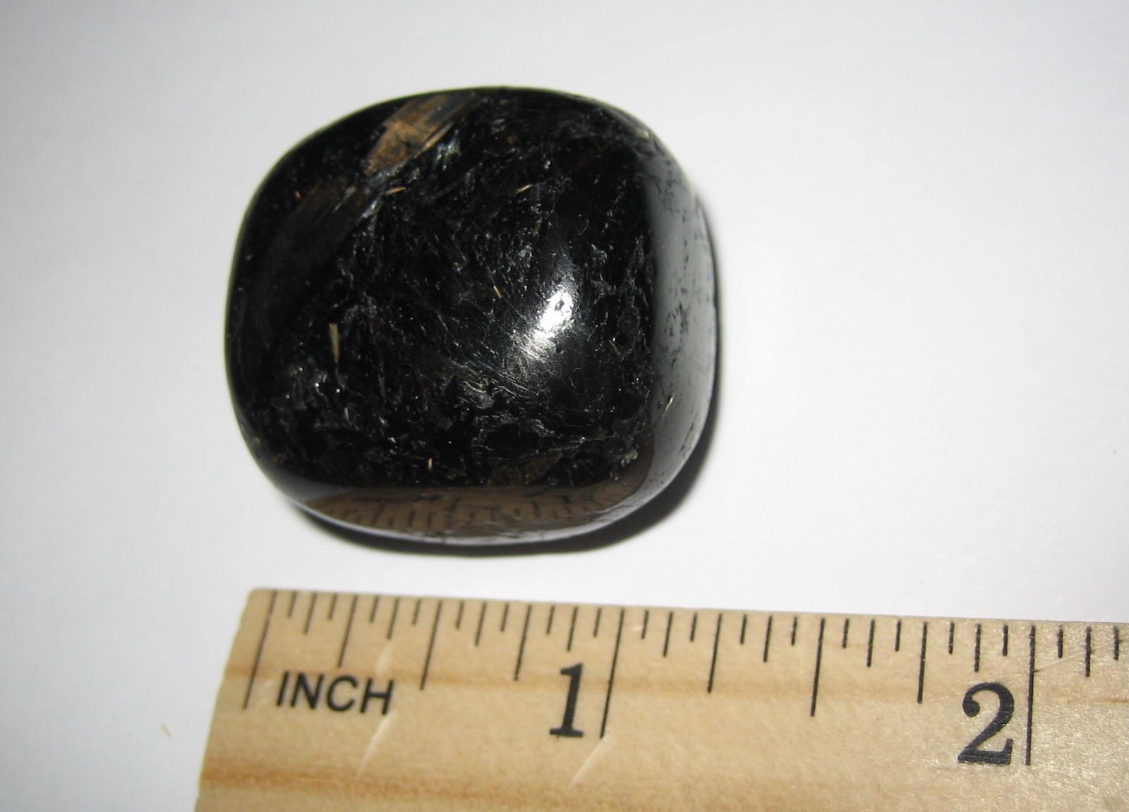 1.2″ RARE TUMBLED POLISHED AUTHENTIC NUUMMITE STONE FROM GREENLAND 36.8grams *3