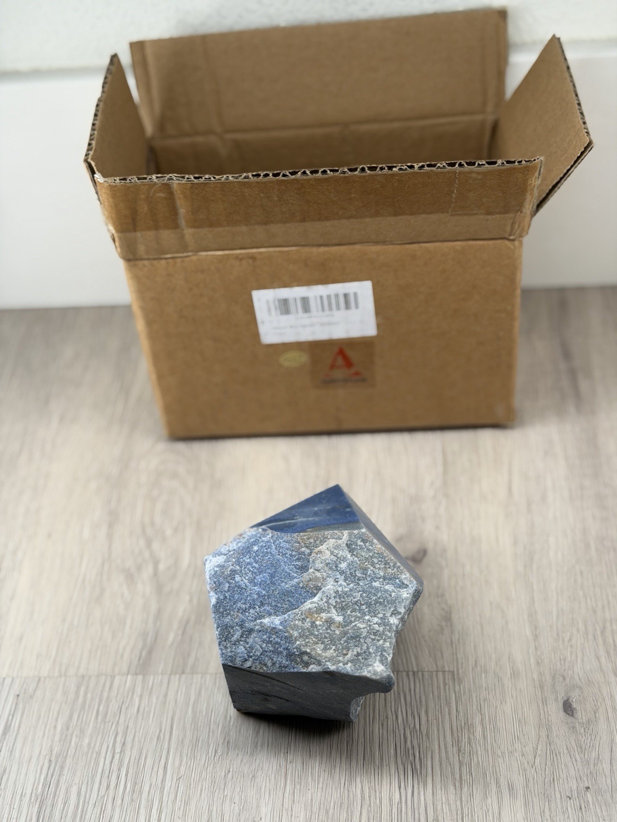 Natural Blue Aventurine Crystal Wand Irregular Quartz Column 1.7Lb