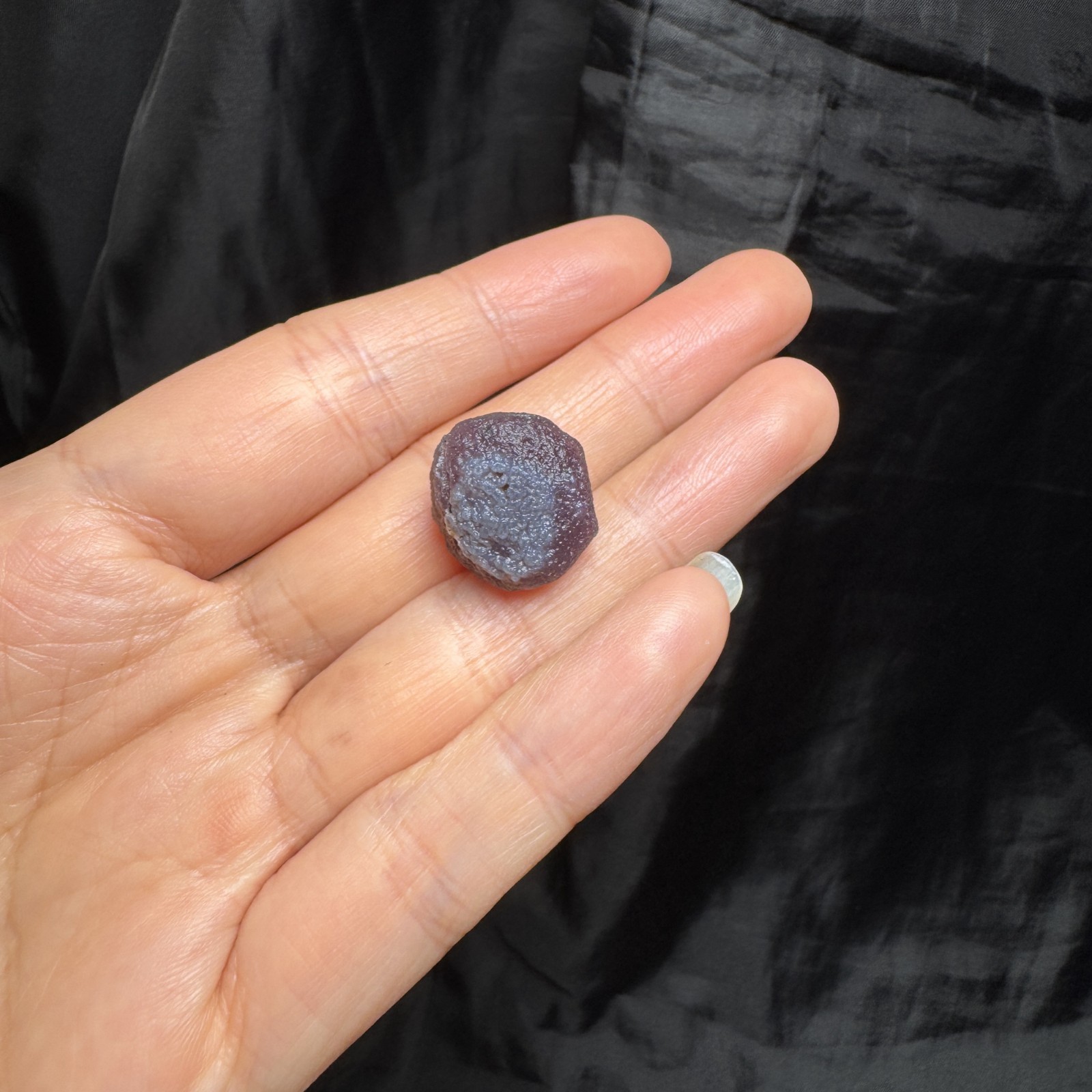 1.8cm/5.7g Raw Alxa Gobi Purple Vein Agate, Mongolia-5400