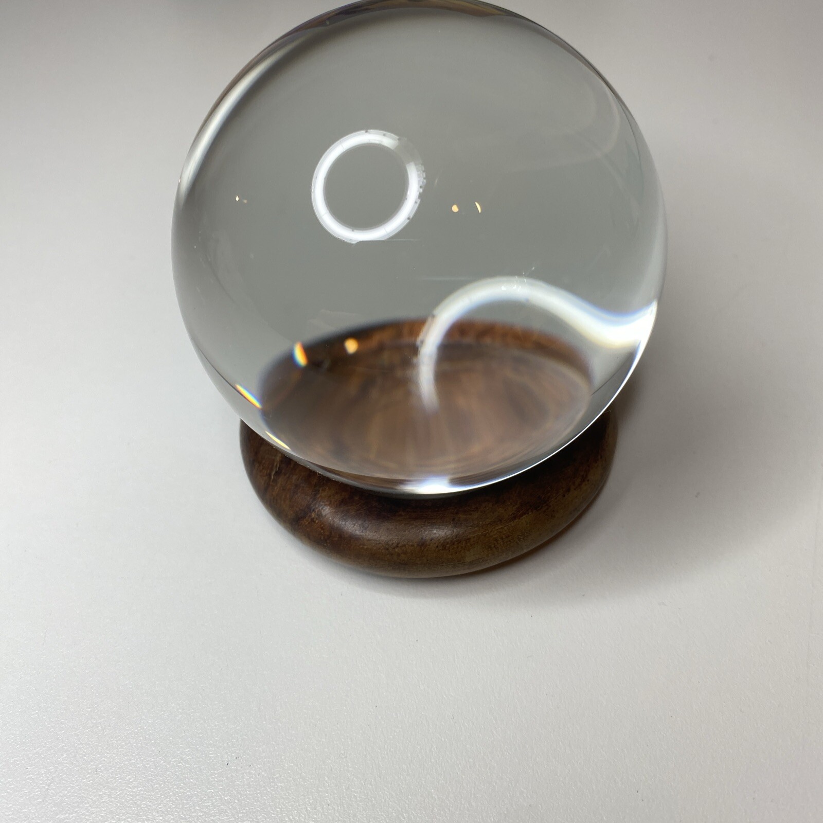 Round 3 Inch Crystal Glass Ball Lens Sphere Photo Photography Decoration USA