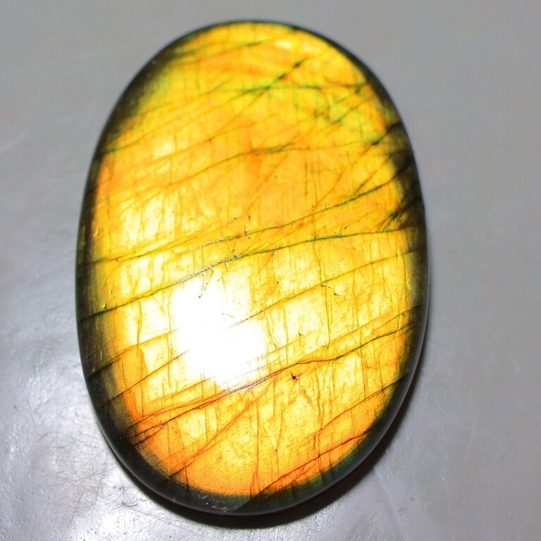 Natural Labradorite Pear , 0.5″- 4″ High Purple Multi Flash, Pick a Size
