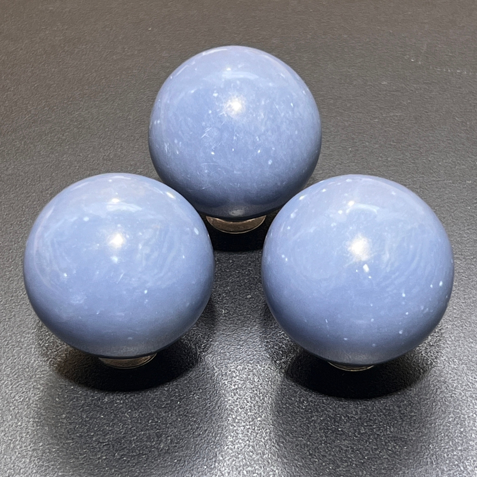 Blue Angelite Crystal Sphere (1.5 Inch) Wholesale Gemstone Decor Supply