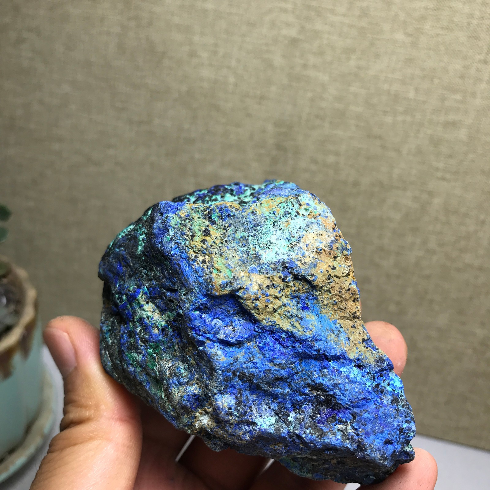 278g Natural Azurite Malachite gemstone Rough original Crystal Specimen A4872