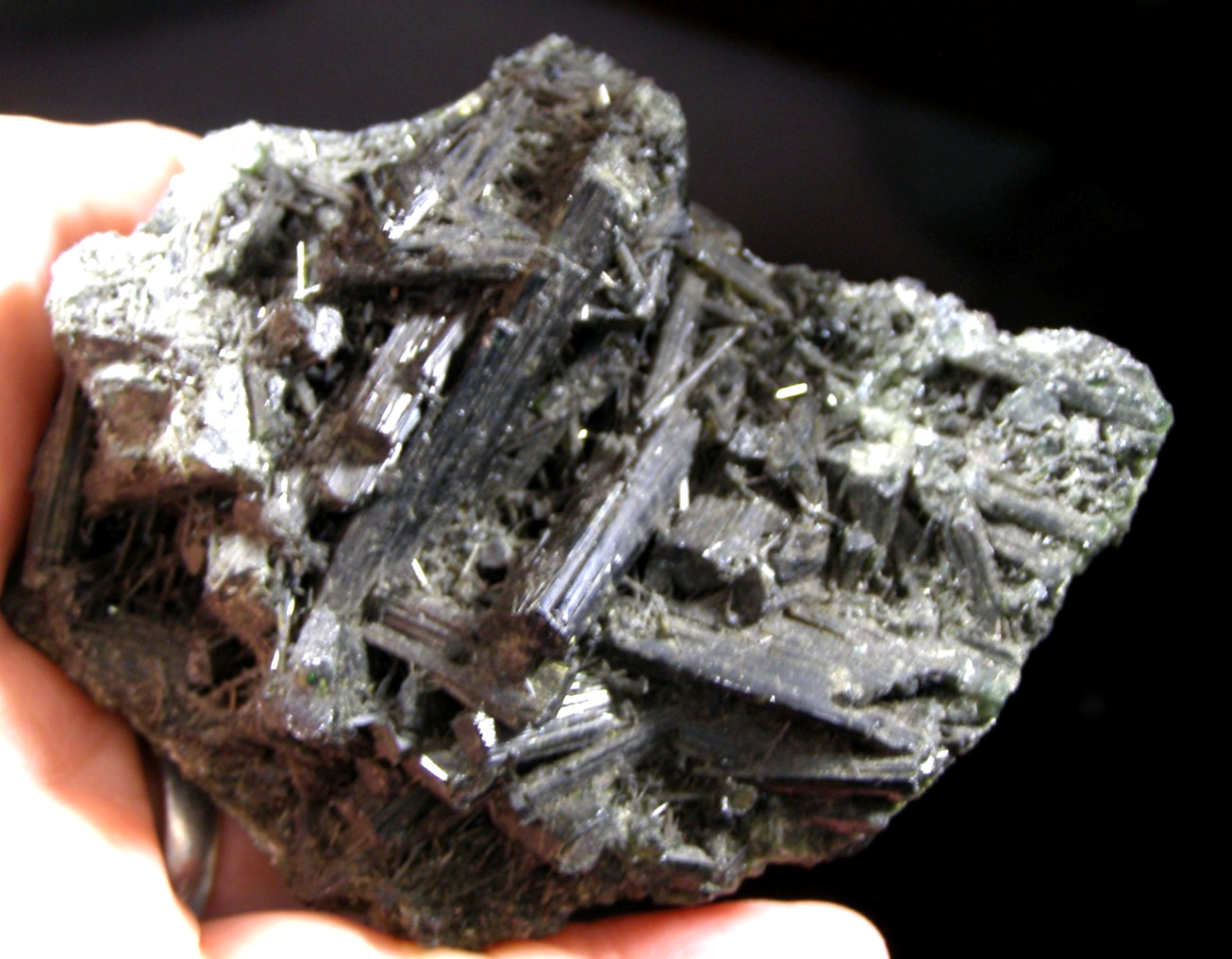 Large Natural Epidote Cluster 9 x 7 x 4.5 cms 234 grams
