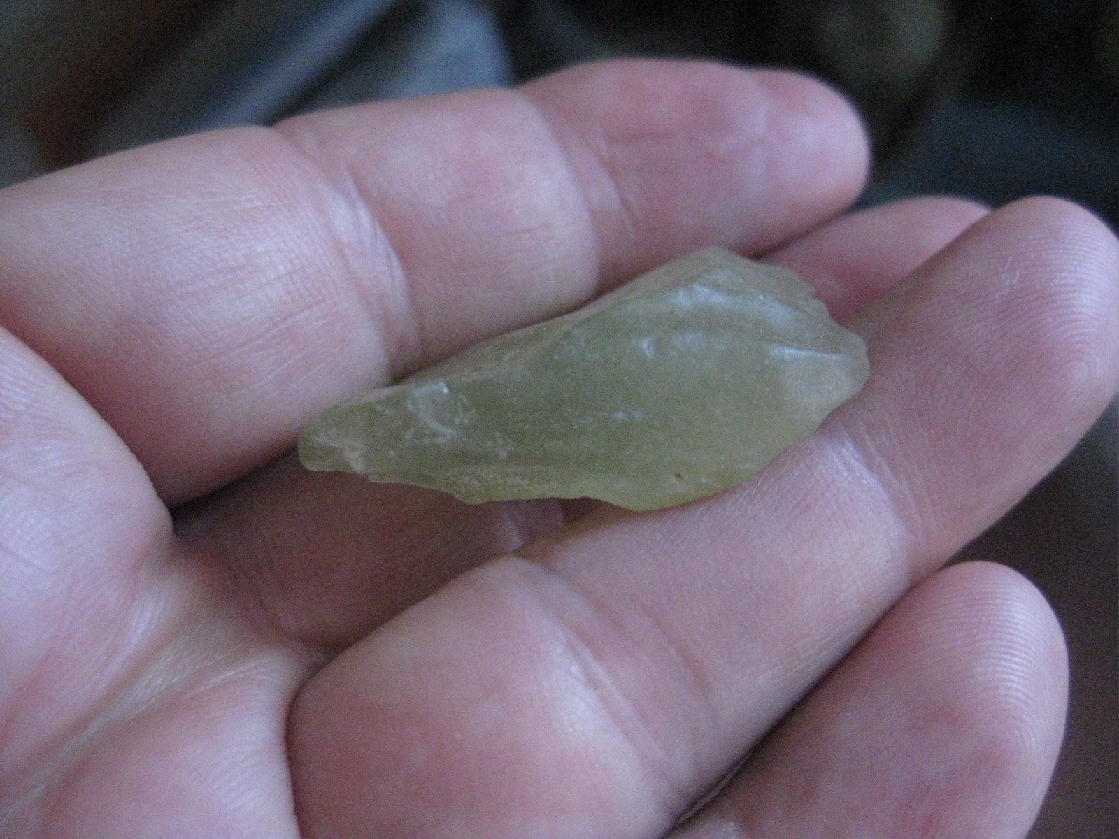 Libyan Desert Glass 12.2g , rare , healing , energy, silica tektite