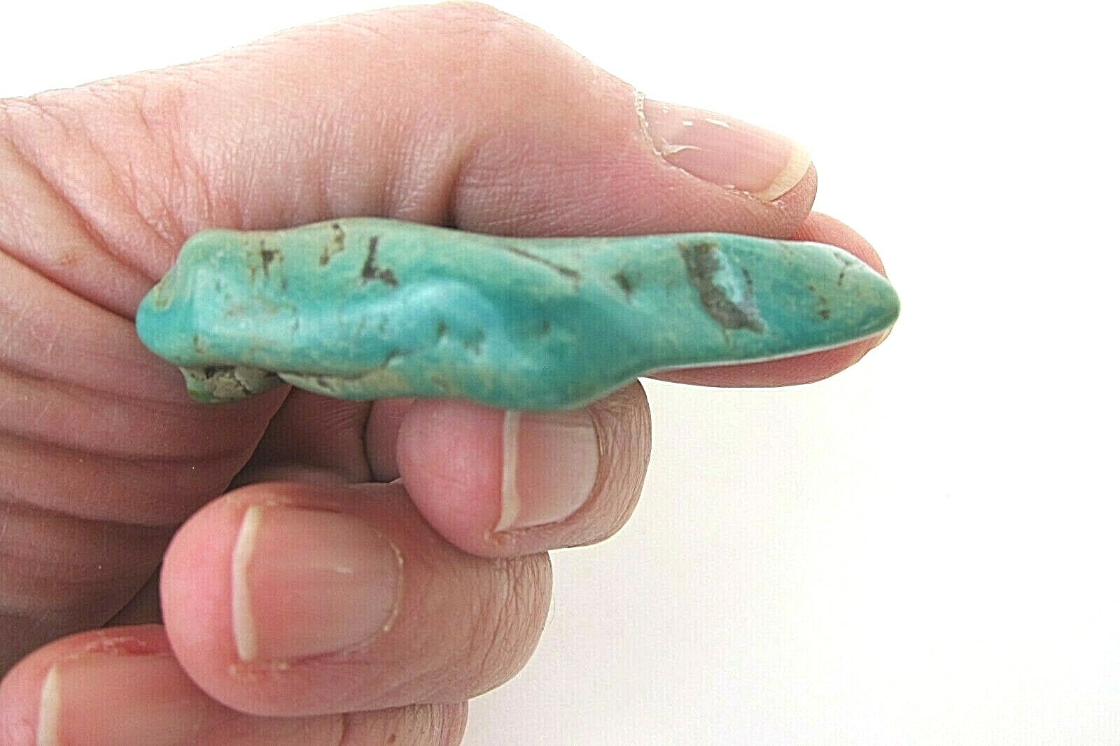 Turquoise Tumbled Nugget 26 grams 50x34mm Mexico Reiki Healing Crystal Power