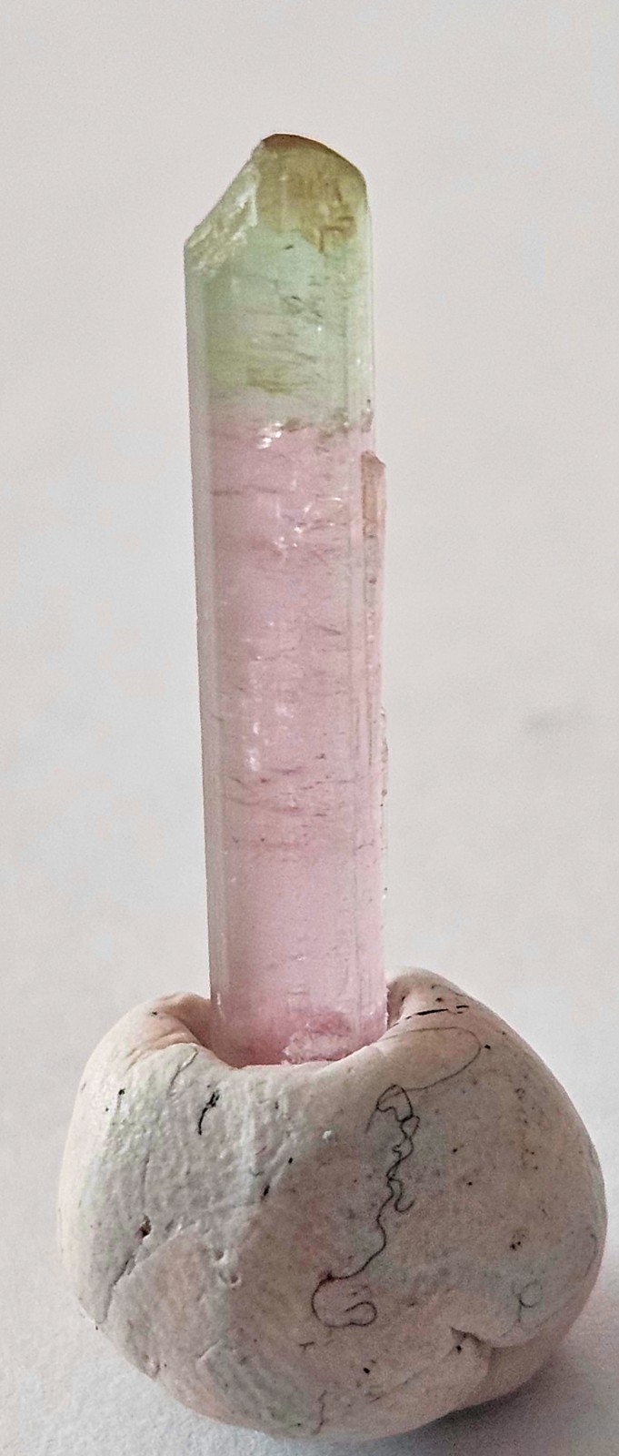 2 tone Tourmaline, Cryo-Genie Mine, San Diego, USA