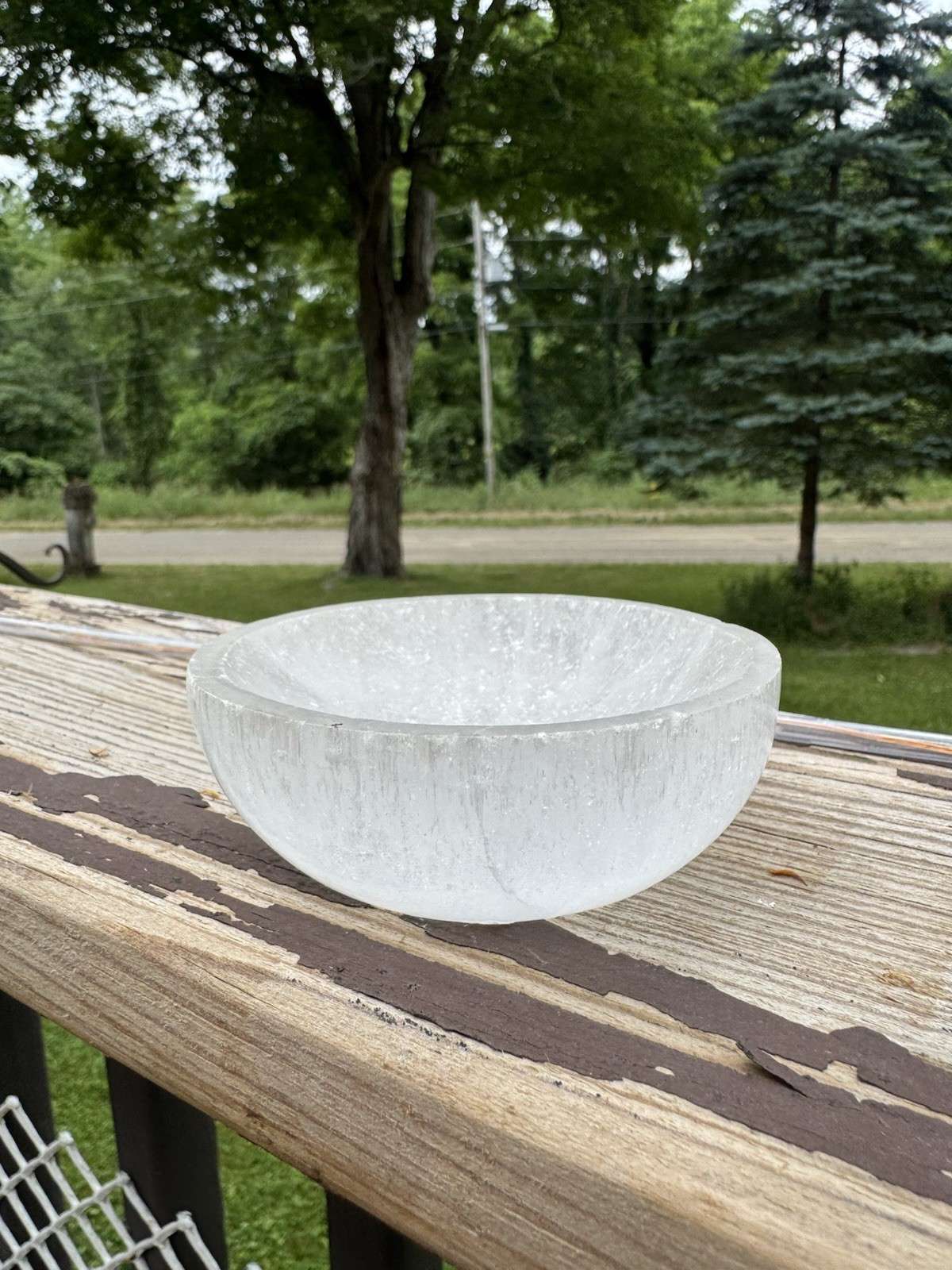 Natural Crystal Quartz Bowl