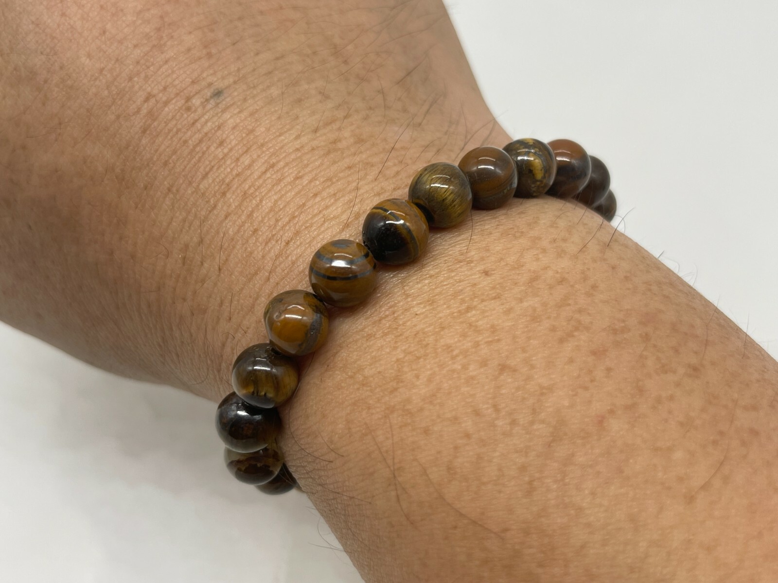 Grade A++ Tiger Eye Crystal Bead Bracelet 8mm, Genuine Gemstone, Wholesale Lot