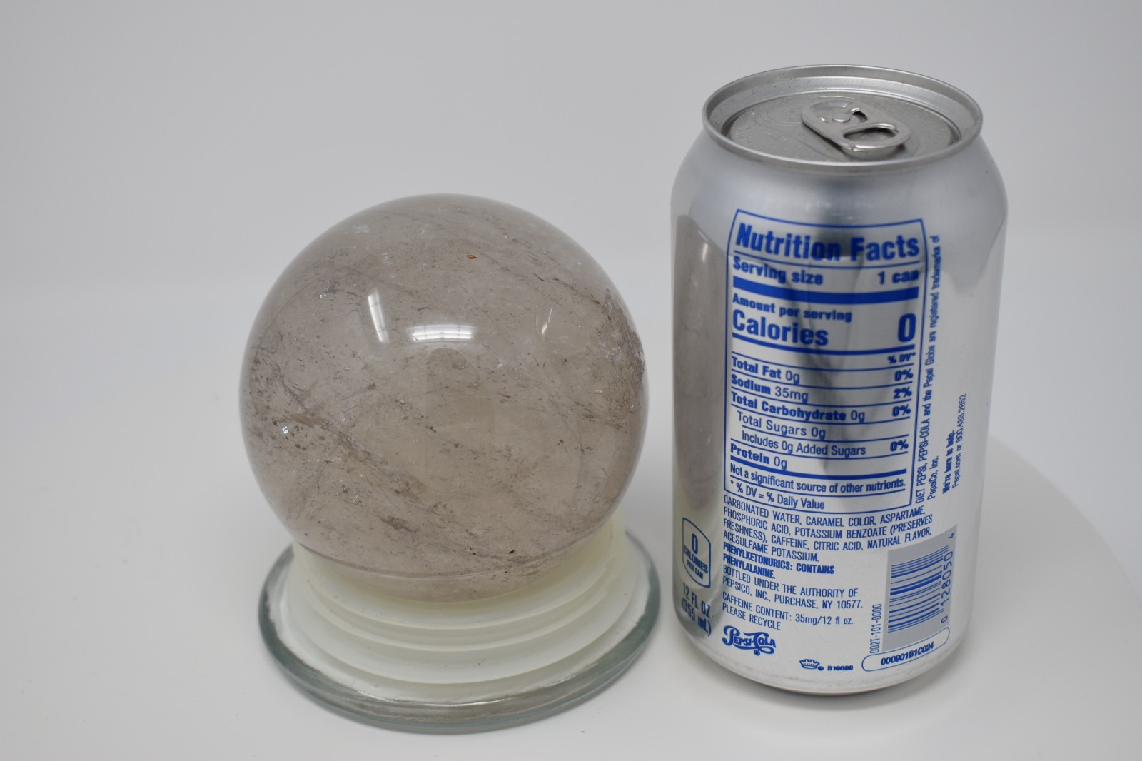 Quartz Sphere 929 grams (2 lb 0.7 oz) 87 mm