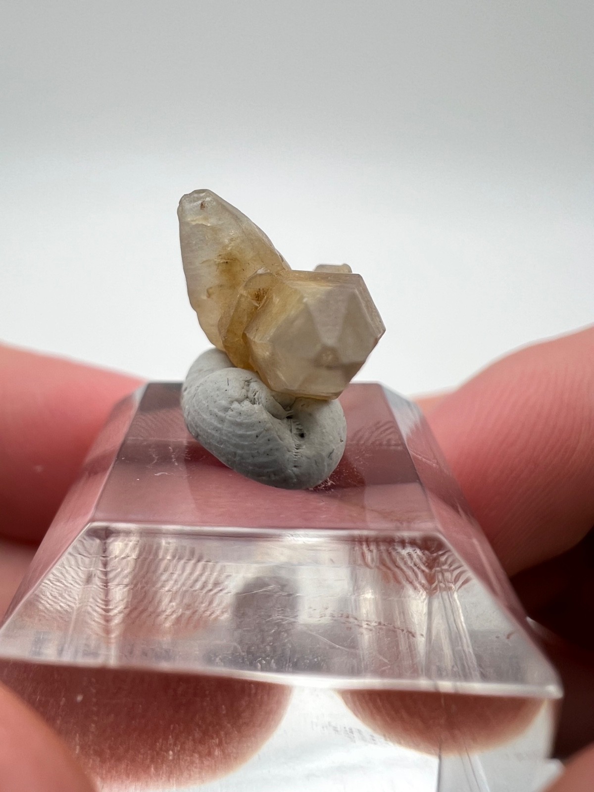 Gem Yellow Double Terminated Sapphire Crystal, Mineral Specimen from Sri Lanka