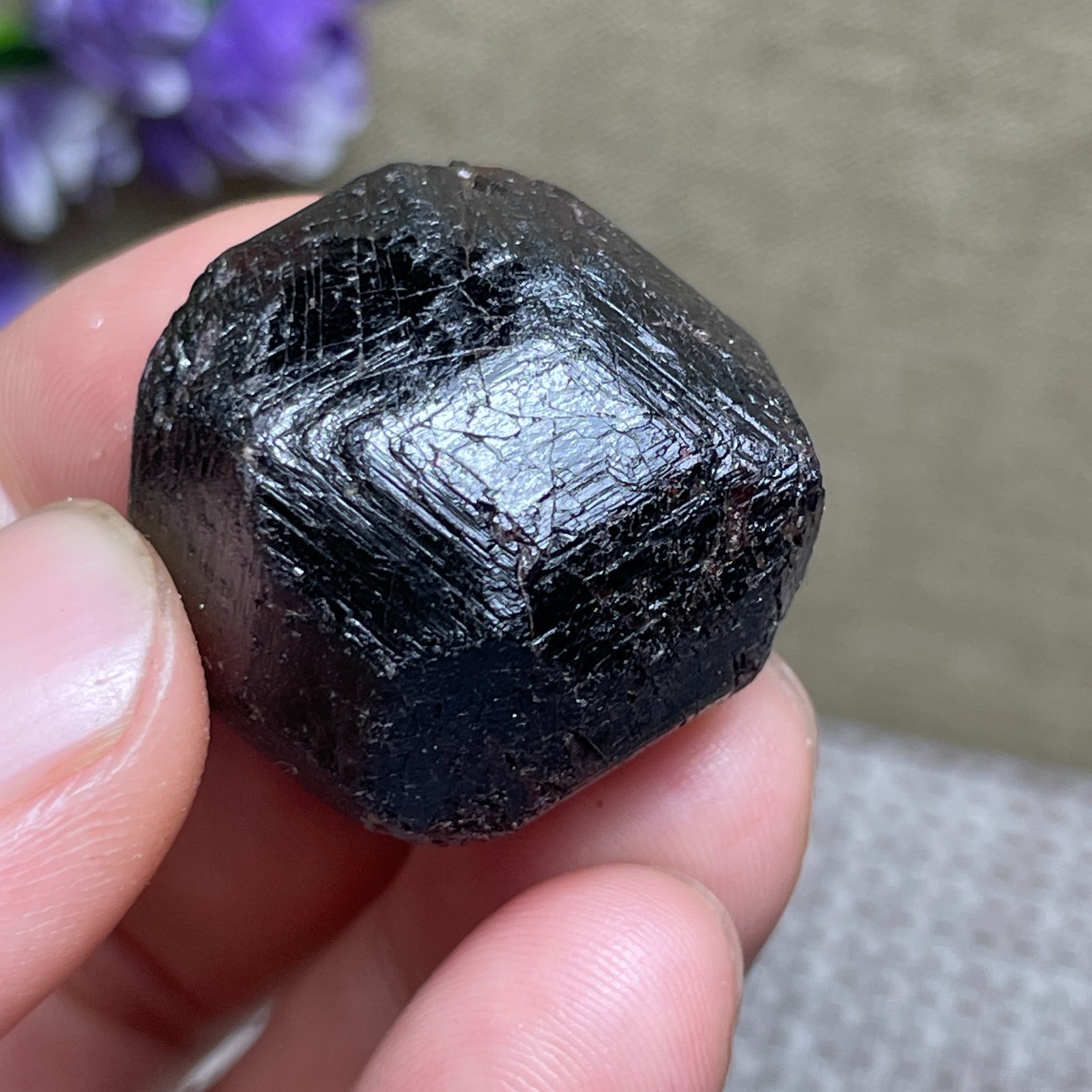 Top Red Garnet Crystal gemstone rough stone mineral specimen 36g A34