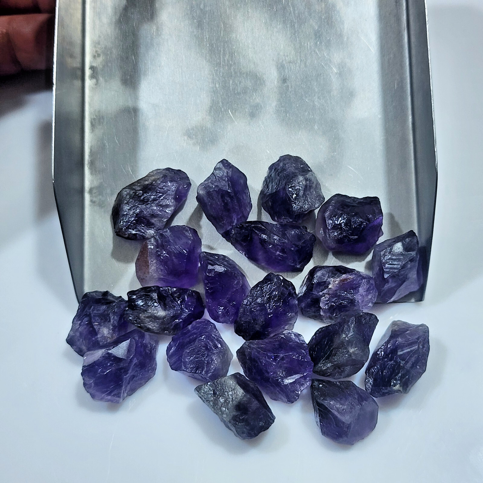 Adorable Raw Amethyst Crystal Chunks Size 17-24 MM Approx Lot Amethyst Gemstone