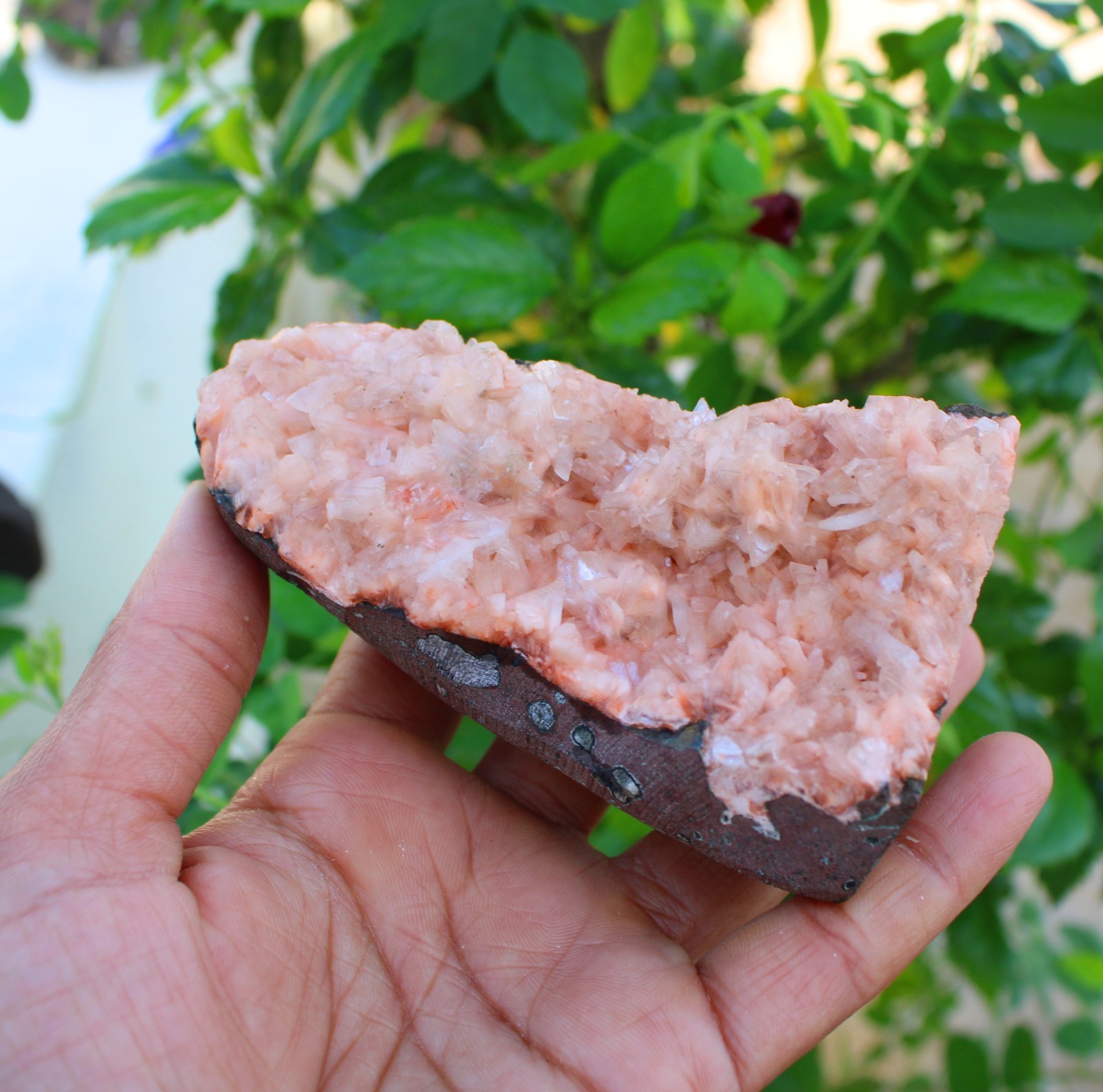 HEULANDITE FORMAT ON MATRIX MINERALS SPECIMEN
