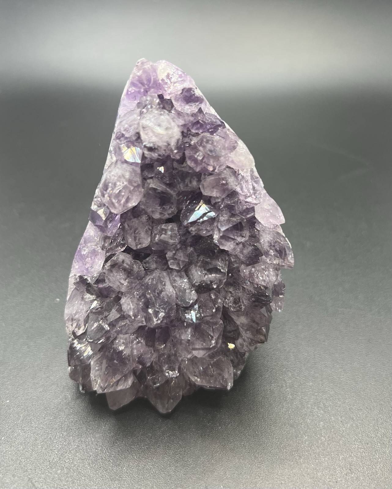 Amethyst Genuine Stone Freeform Cut Base Crystal Uruguay 275.2g