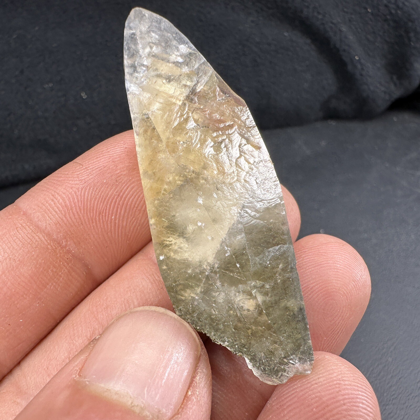 Calcite Crystal with Chalcopyrite Matrix / Missouri