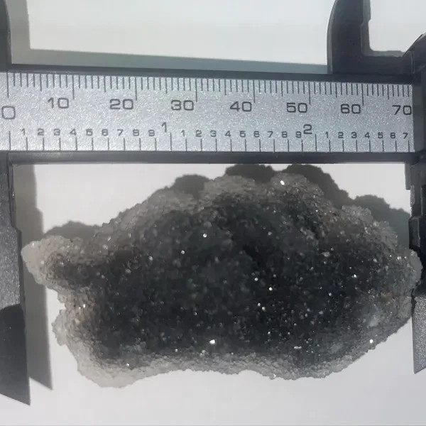 Natural Rare Black Druzy Sphalerite Crystal Cluster Raw Mineral Specimen Geode