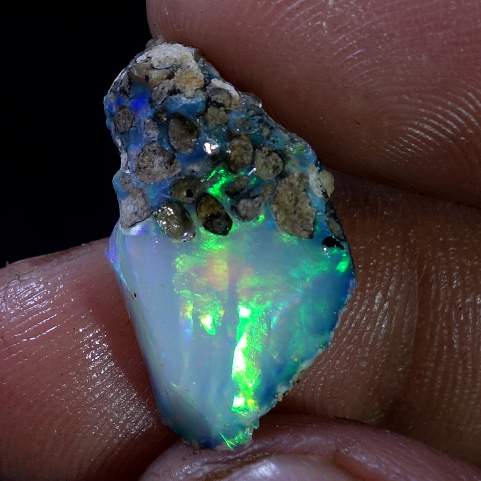 Opal Rough 06.90 Cts Natural Ethiopian Welo Opal Raw Fire Opal Jewelry OR1233