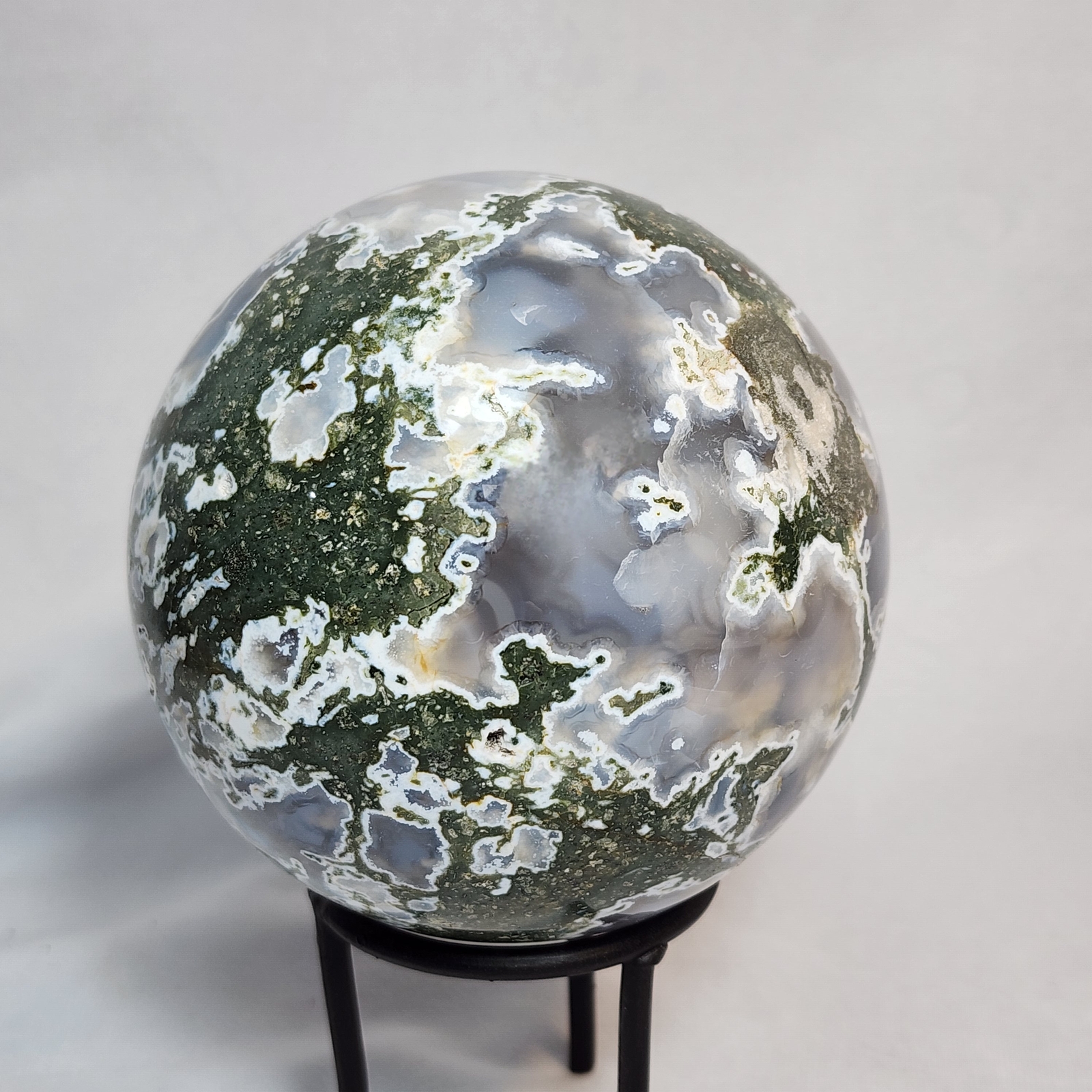 4″ Moss Agate Sphere