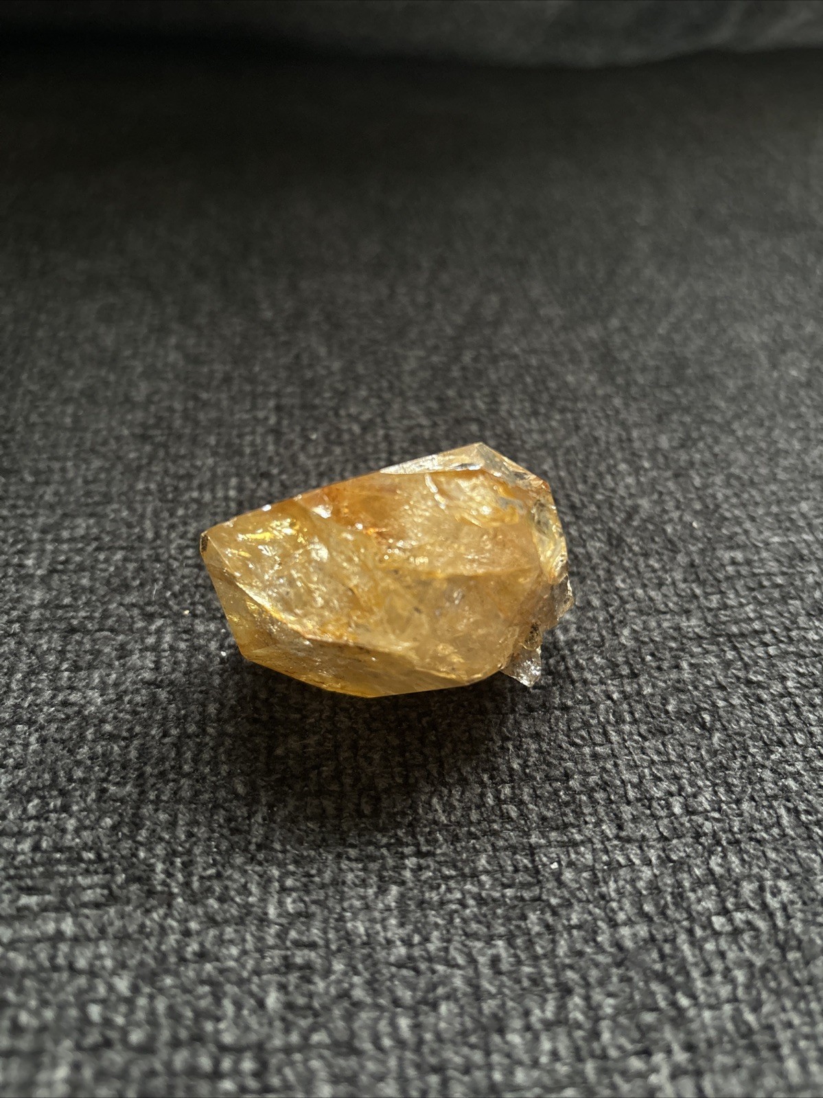 Herkimer Diamond Quartz Crystal “Golden Healer, Rider” 2in x 1.75in, 2.4oz