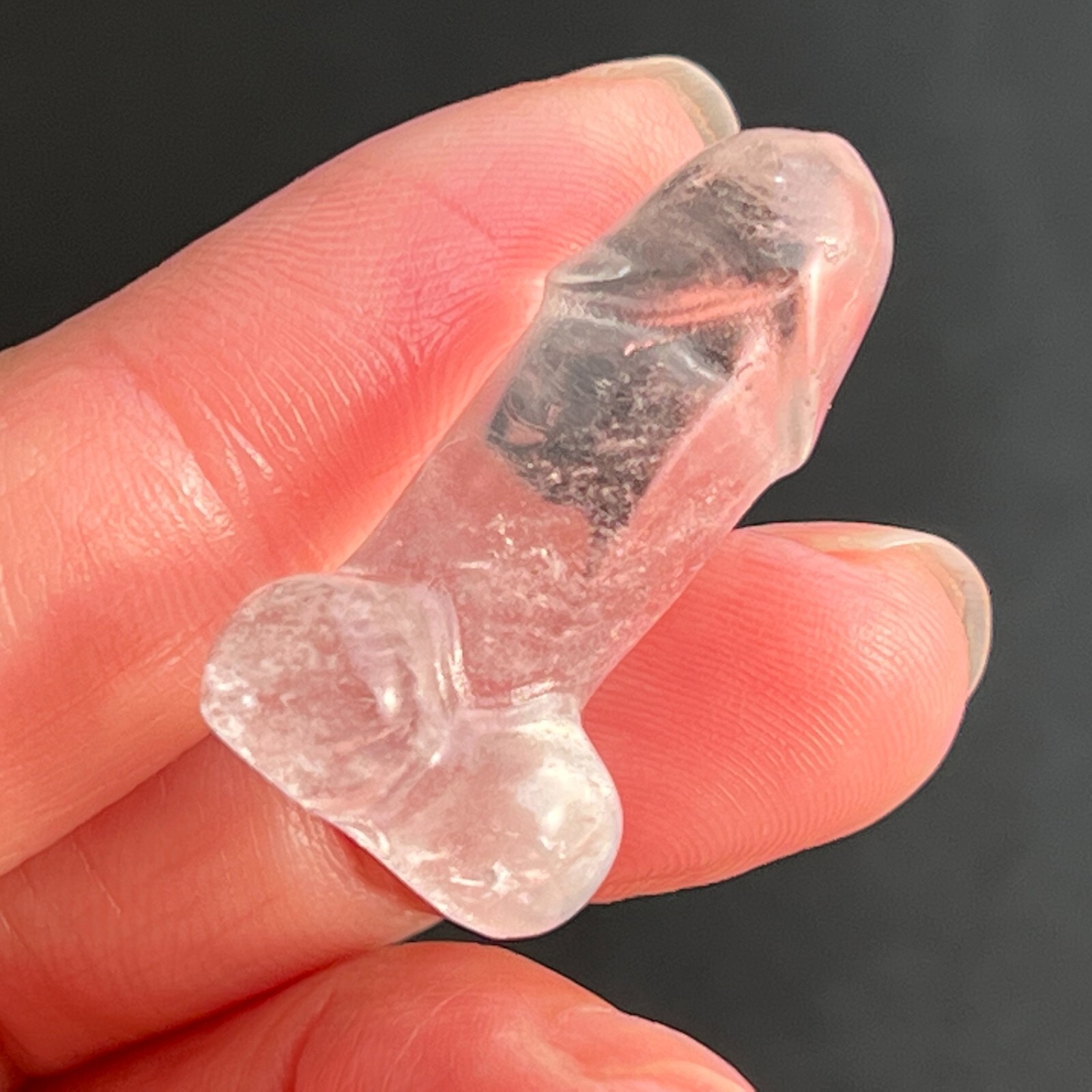 Top 1.1″ Natural clear quartz Male Penis gem Quartz Crystal Reiki Healing 5pcs