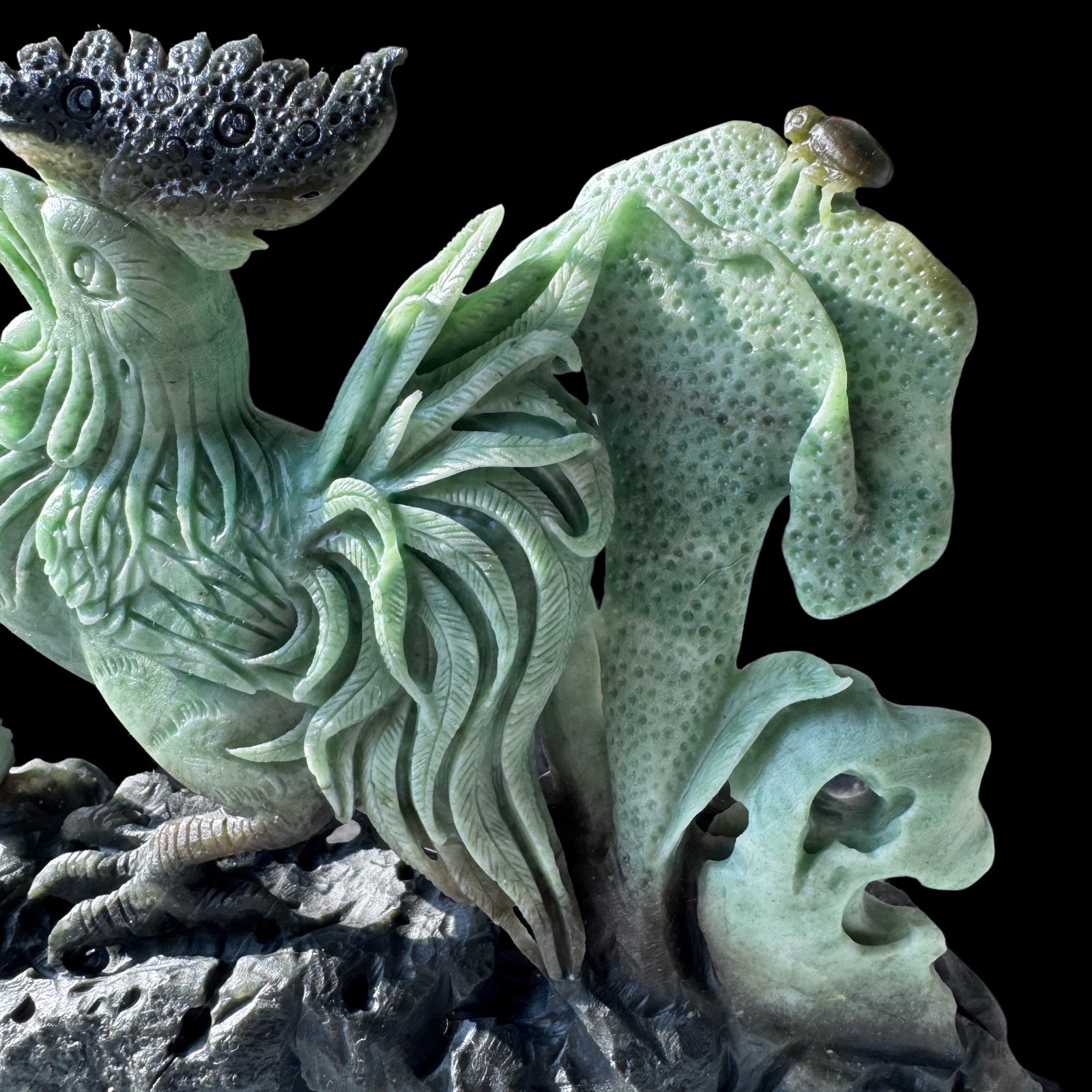 Hand Carved Agate Elephant, Symbol of Steadfast Strength in Earth‘s Layered Gift