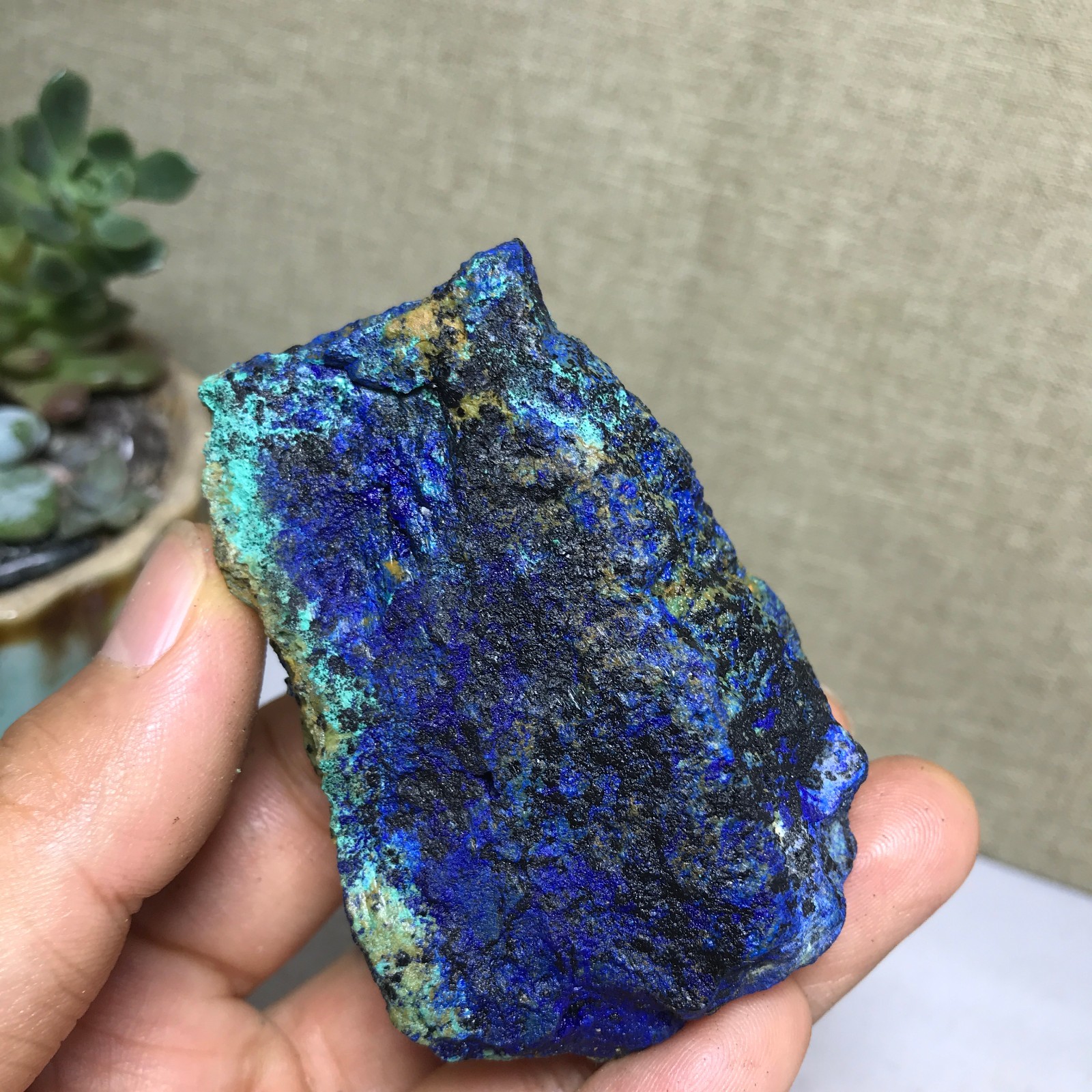 99g Natural Azurite Malachite gemstone Rough original Crystal Specimen A5177