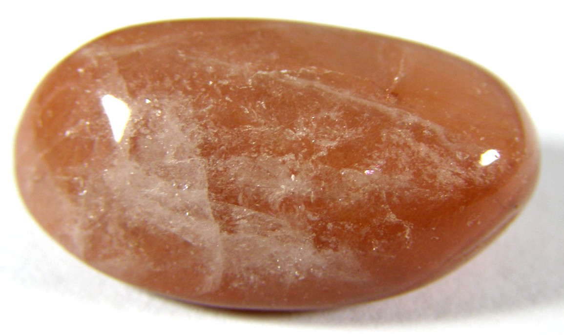 RED RUTILE QUARTZ TUMBLESTONE 2.5 x 1.3 cms 5.69 gms #9