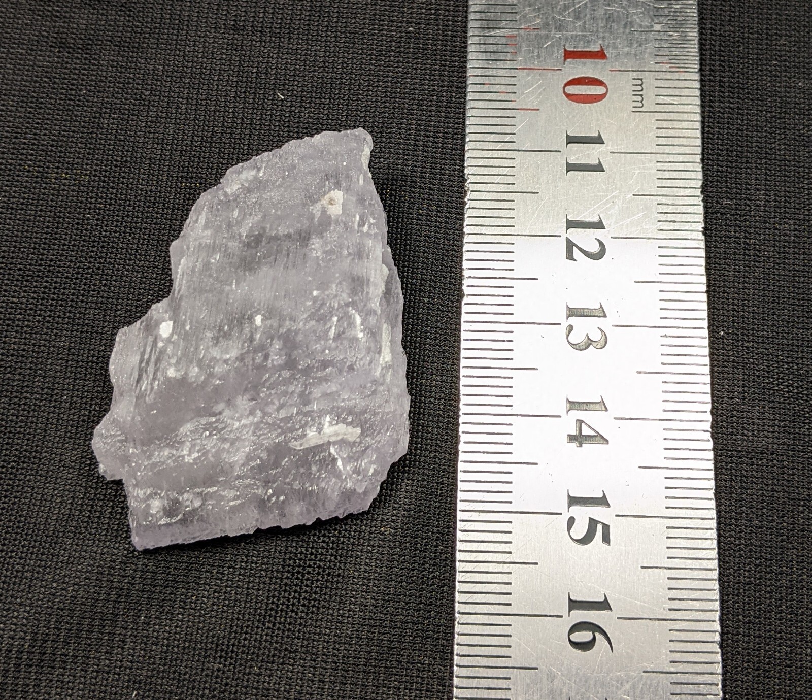 Etched light purple color kunzite crystal from Afghanistan, 26 grams