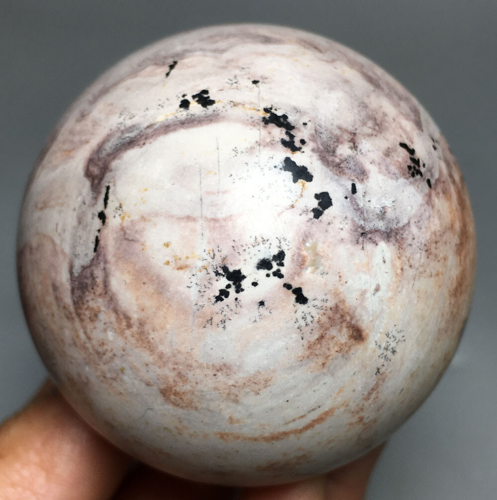 177g NATURAL dendritic traditional paiting sphere QUARTZ CRYSTAL ball HEALING