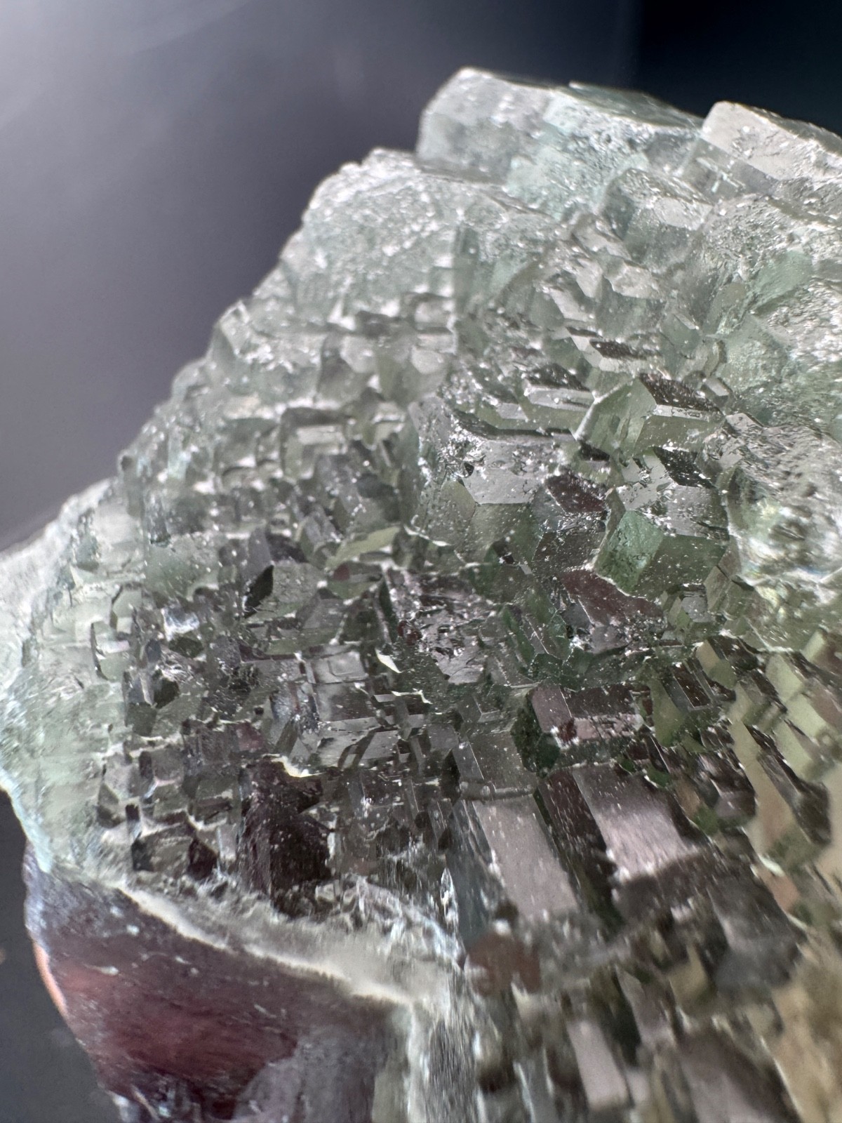 6692 Excellent Green Stepped Fluorite Fu Jian 152g