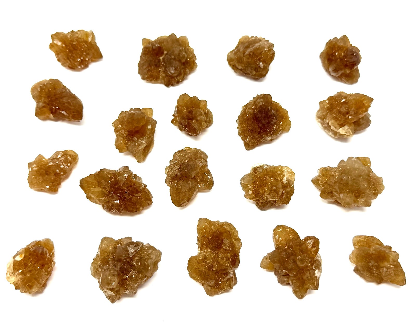 Natural Moroccan Citrine Crystal Clusters – ‘A’ Grade Raw Citrine Mineral Chunks