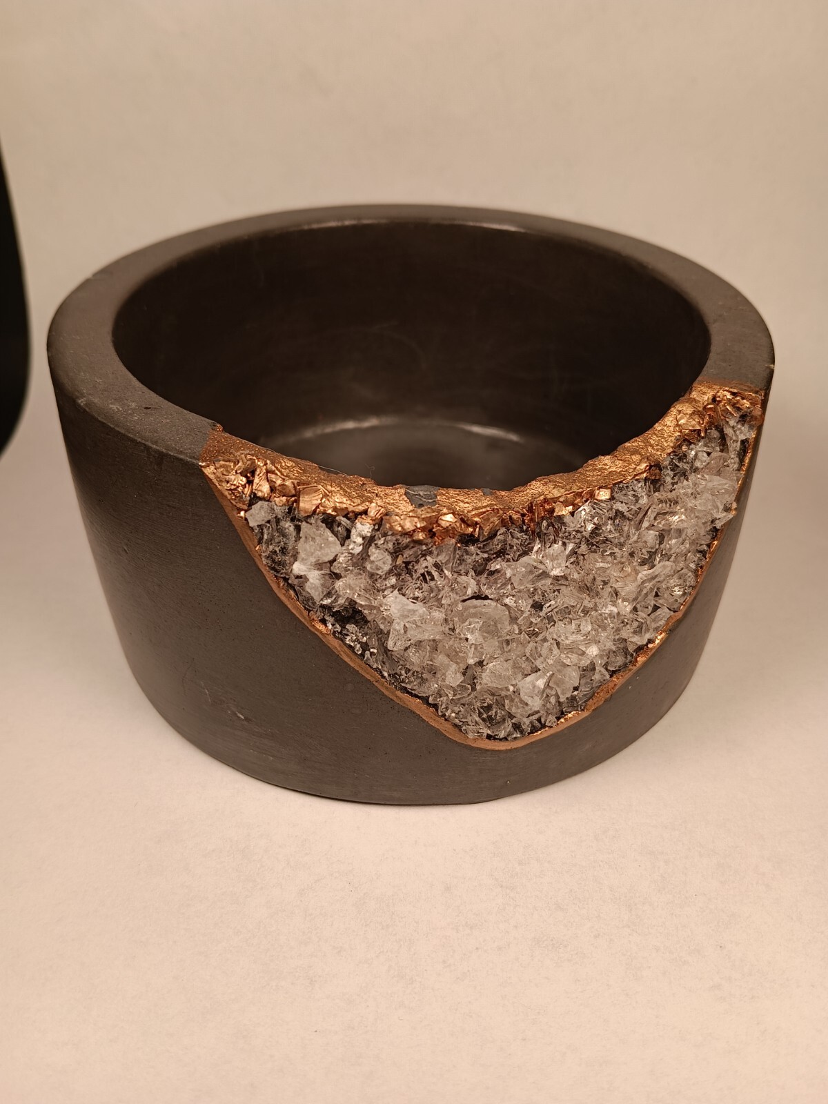 Tal & Bert Geode Stone Planter Candle Holder