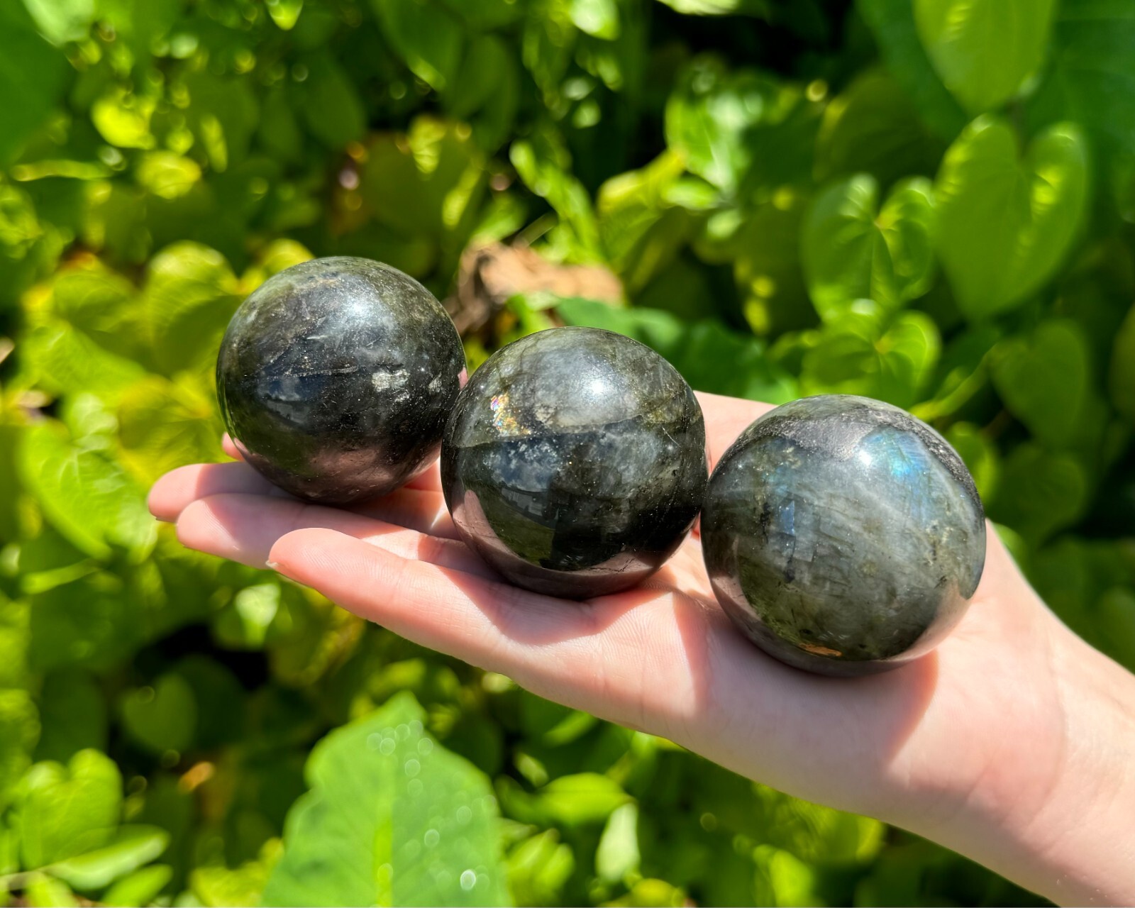 Labradorite Crystal Sphere LARGE 1.75 – 2″ Sphere (A Quality Labradorite Sphere)