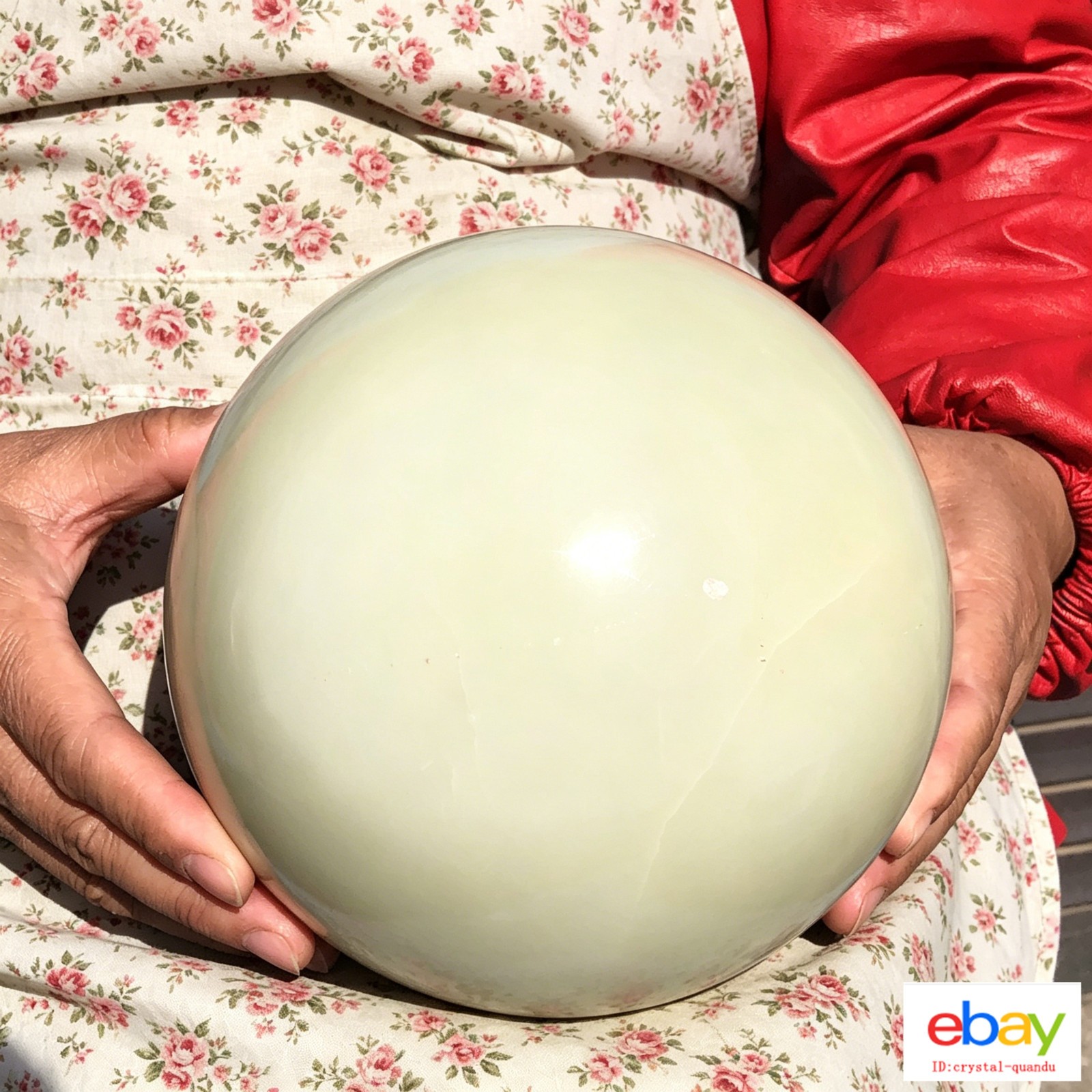 5860g Natural Afghan Jade Crystal Sphere Polished Sphere Meditatio MH3291